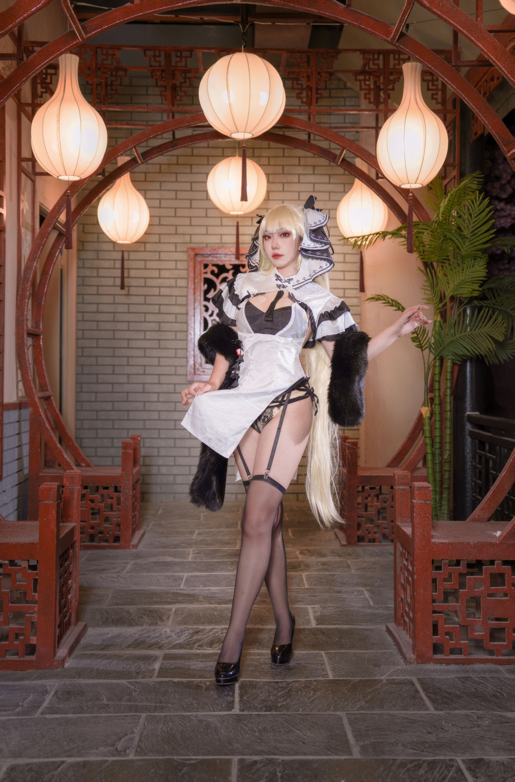 [福利COS] Ho_biiibo - 可畏旗袍