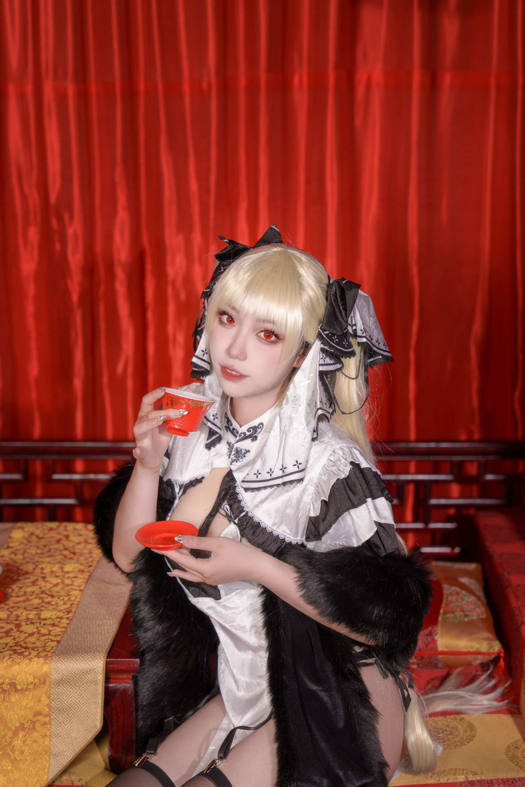 [福利COS] Ho_biiibo - 可畏旗袍