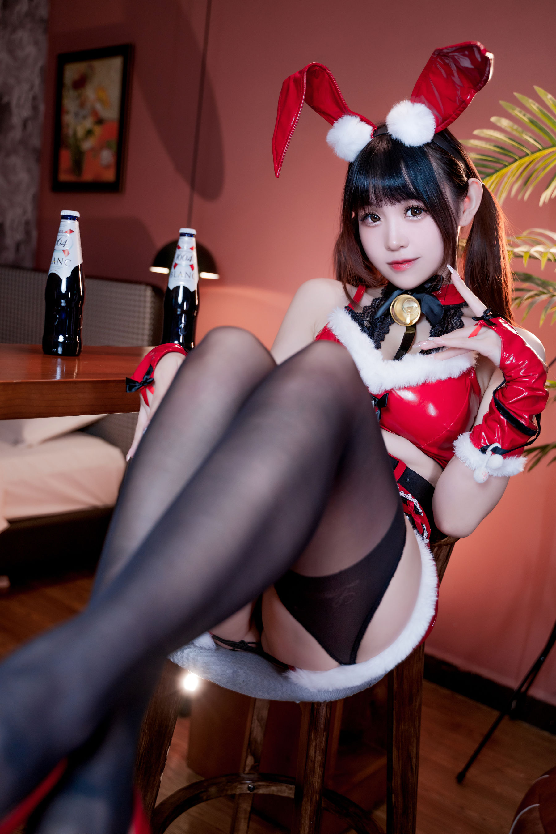[福利COS] miko酱ww - 圣诞兔兔