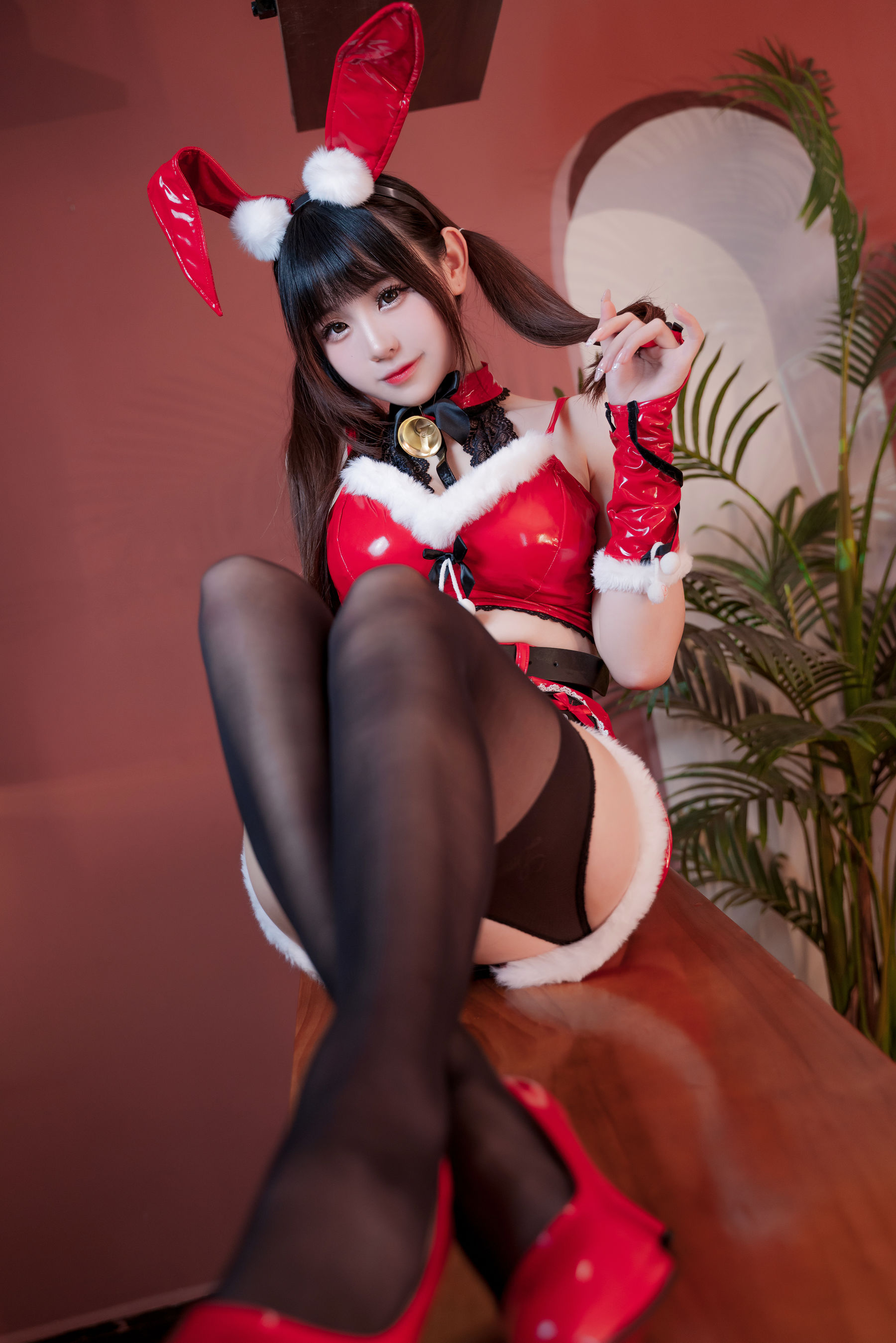 [福利COS] miko酱ww - 圣诞兔兔