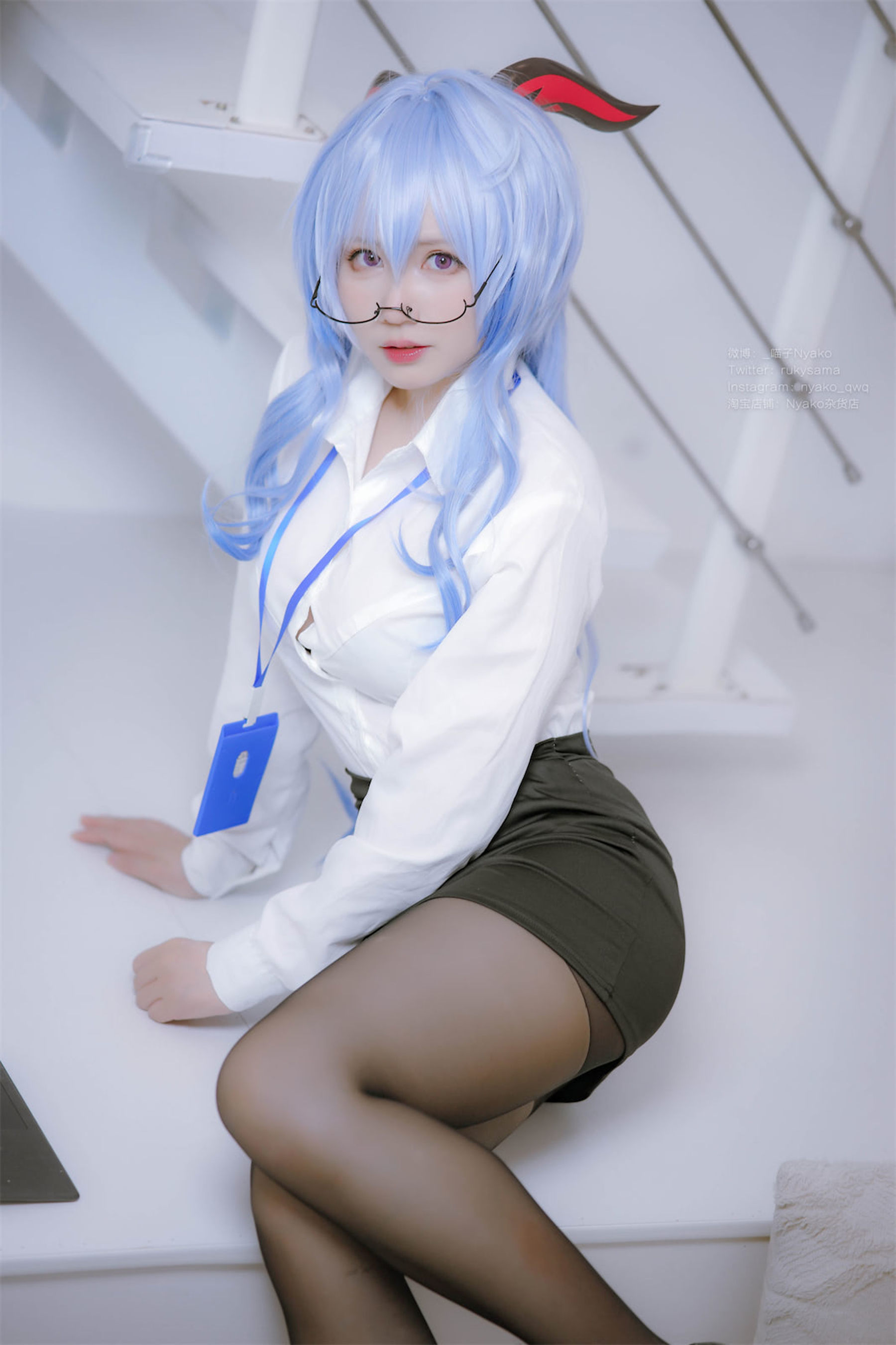 [福利COS] Nyako喵子 - 原神甘雨OL