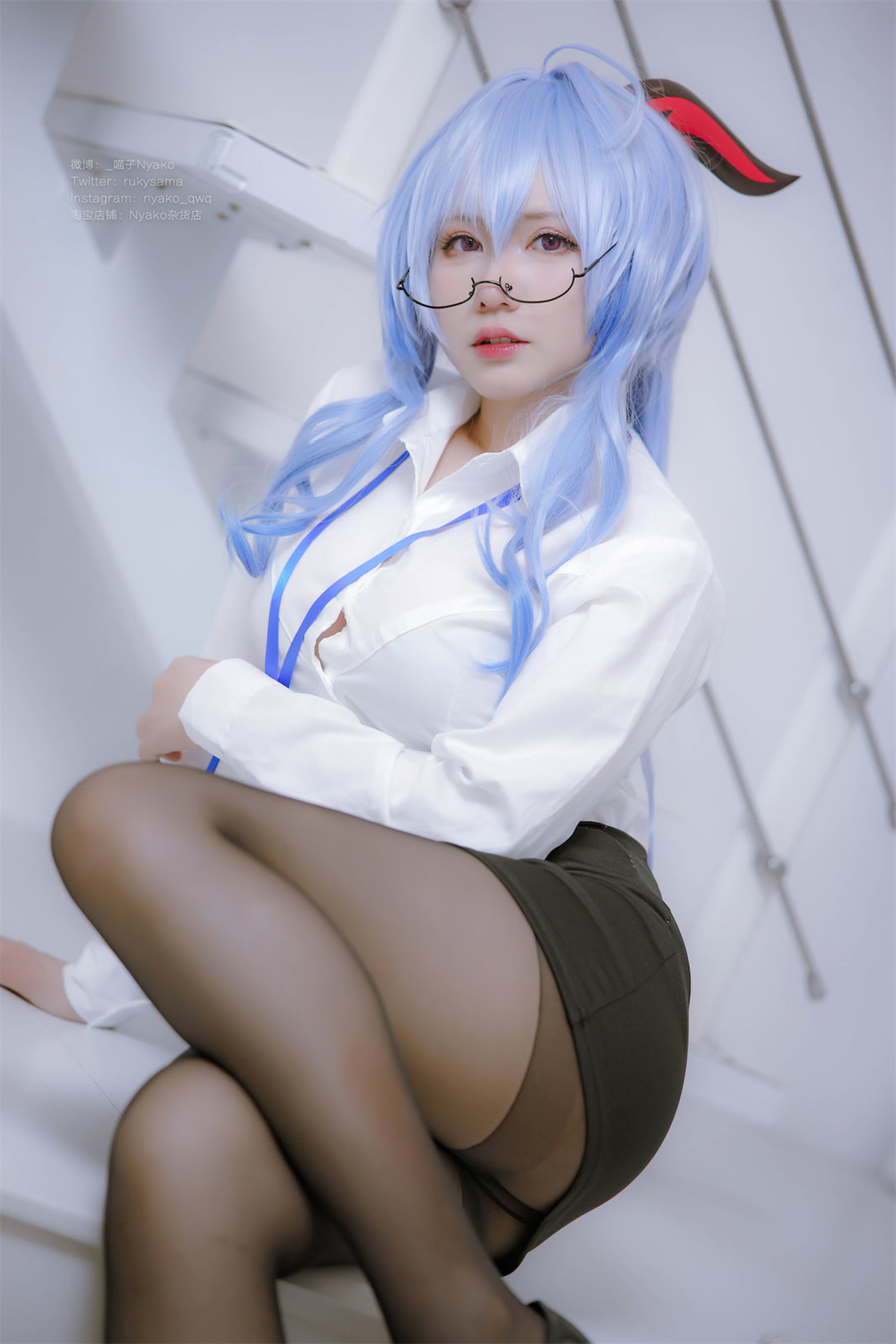 [福利COS] Nyako喵子 - 原神甘雨OL