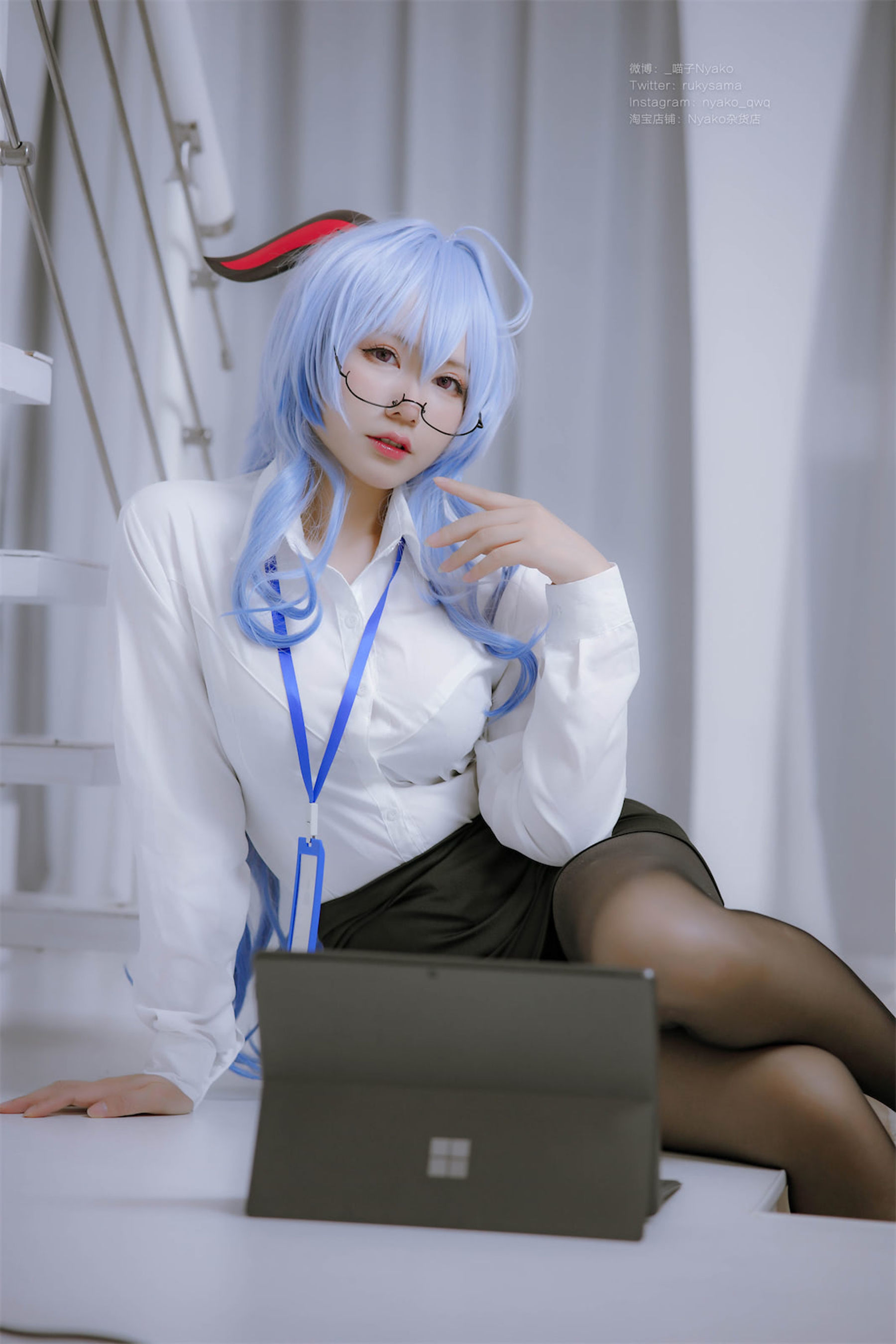 [福利COS] Nyako喵子 - 原神甘雨OL