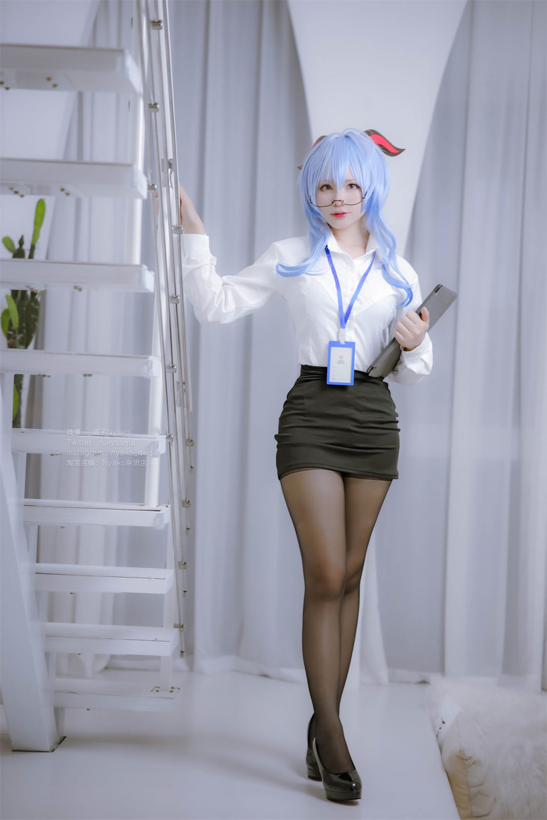 [福利COS] Nyako喵子 - 原神甘雨OL