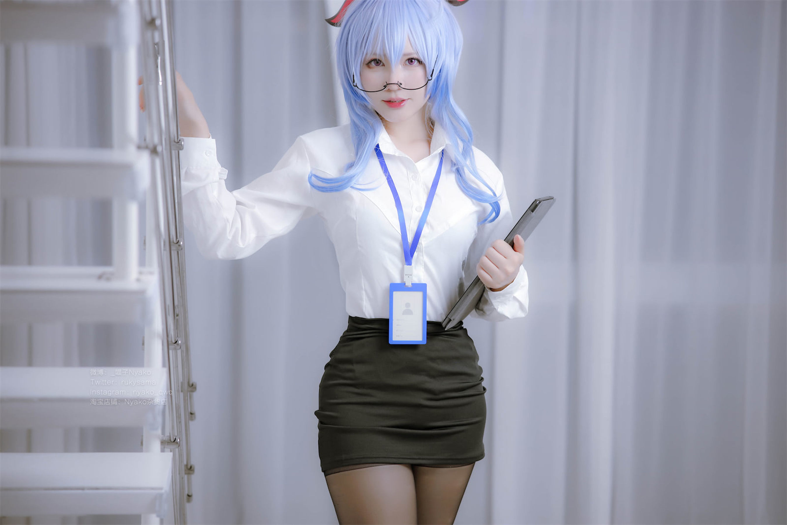 [福利COS] Nyako喵子 - 原神甘雨OL