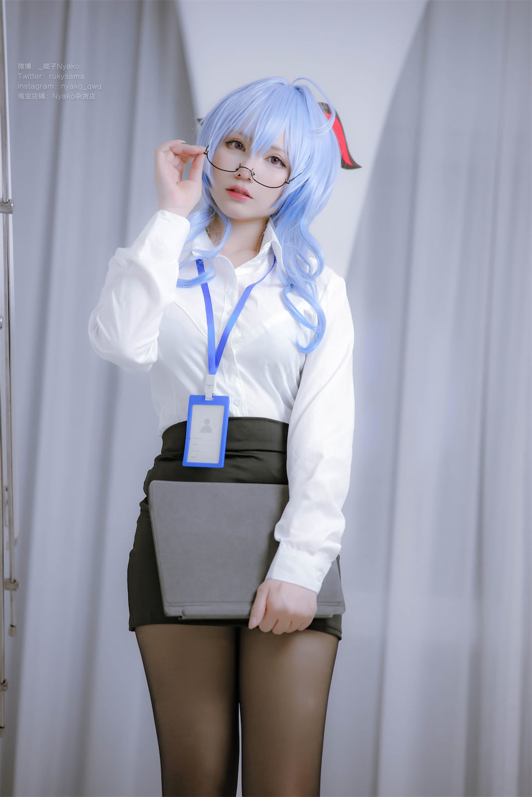 [福利COS] Nyako喵子 - 原神甘雨OL