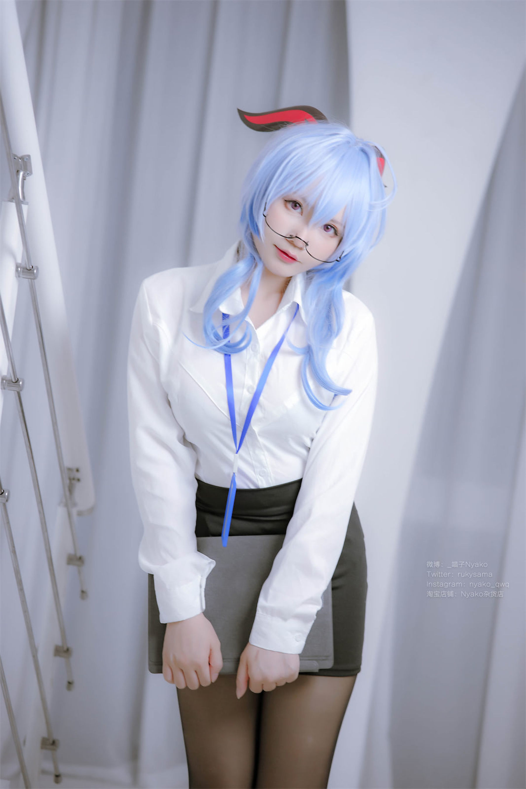 [福利COS] Nyako喵子 - 原神甘雨OL