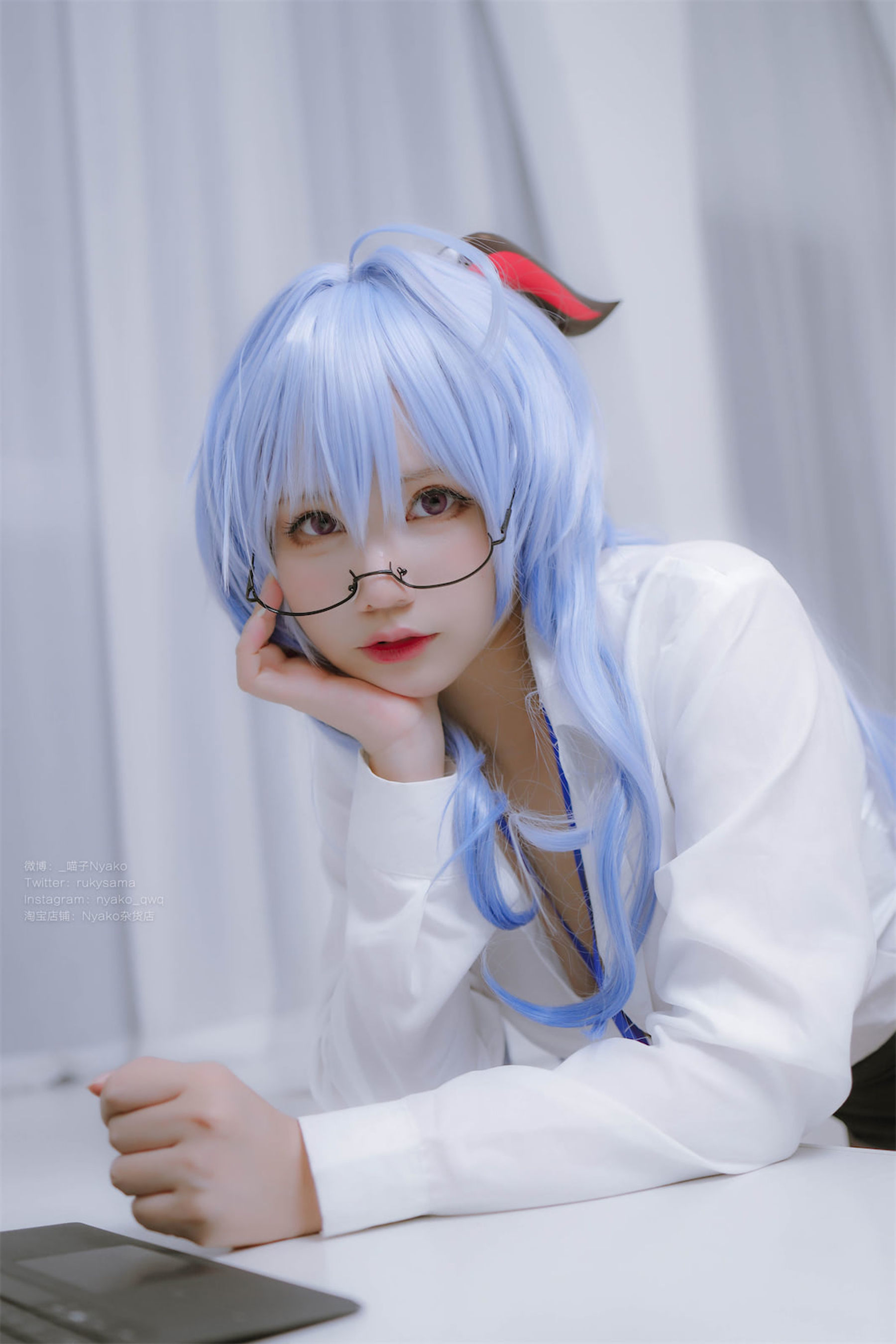 [福利COS] Nyako喵子 - 原神甘雨OL