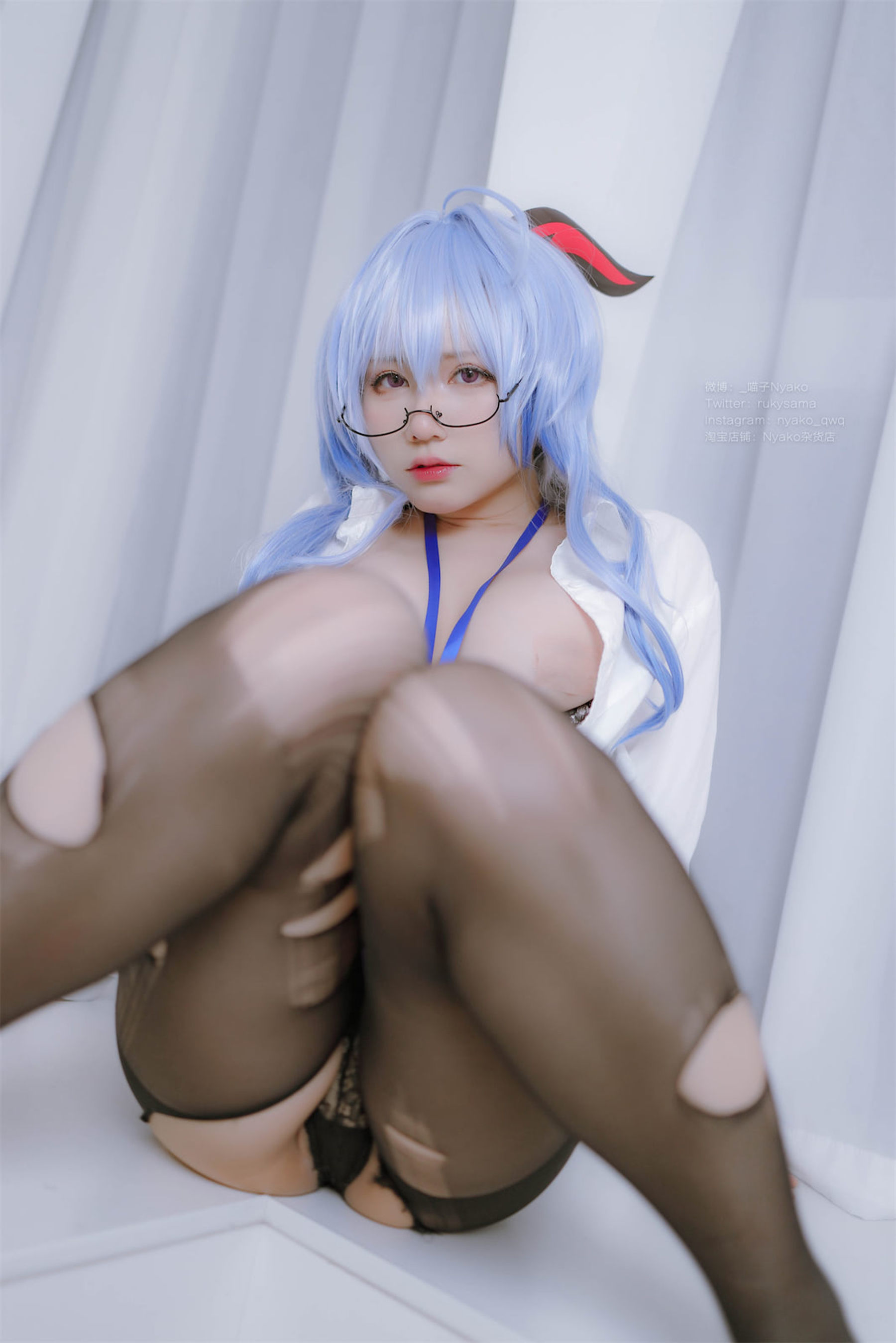 [福利COS] Nyako喵子 - 原神甘雨OL