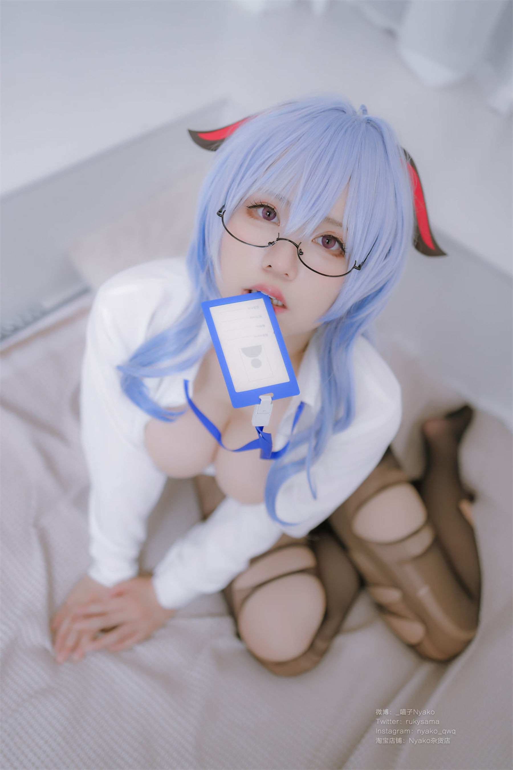 [福利COS] Nyako喵子 - 原神甘雨OL