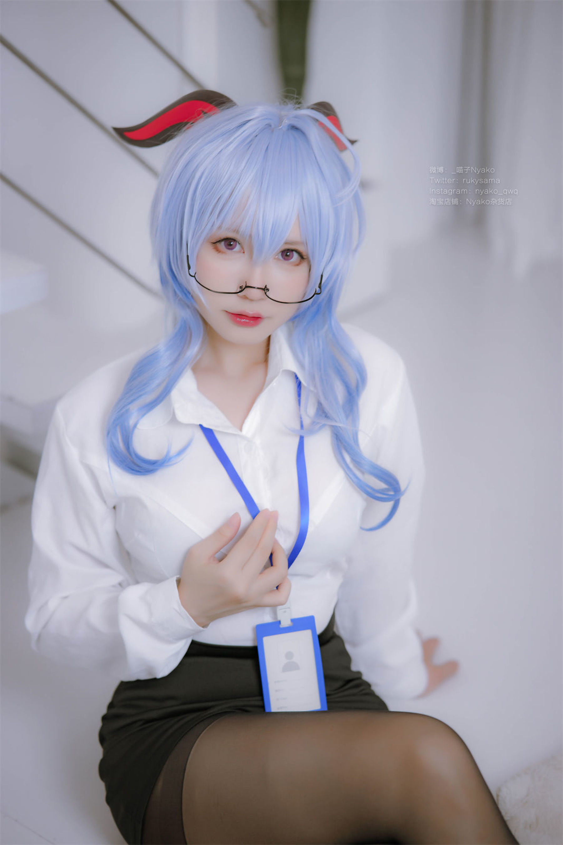 [福利COS] Nyako喵子 - 原神甘雨OL