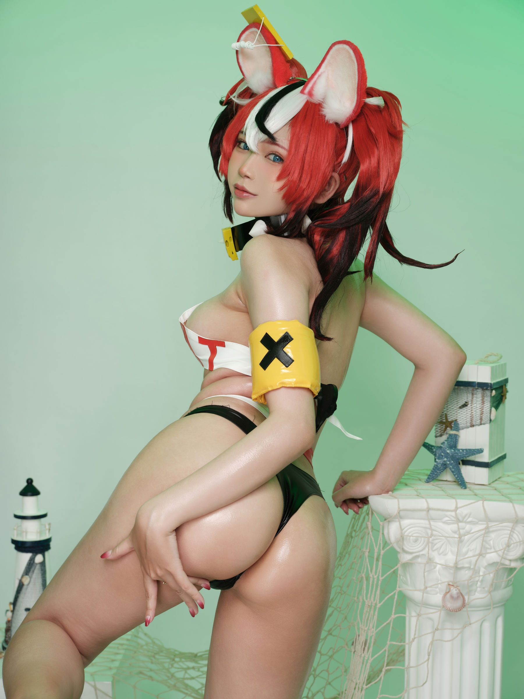[福利COS] ZinieQ - Hakos Baelz Pole Dancing