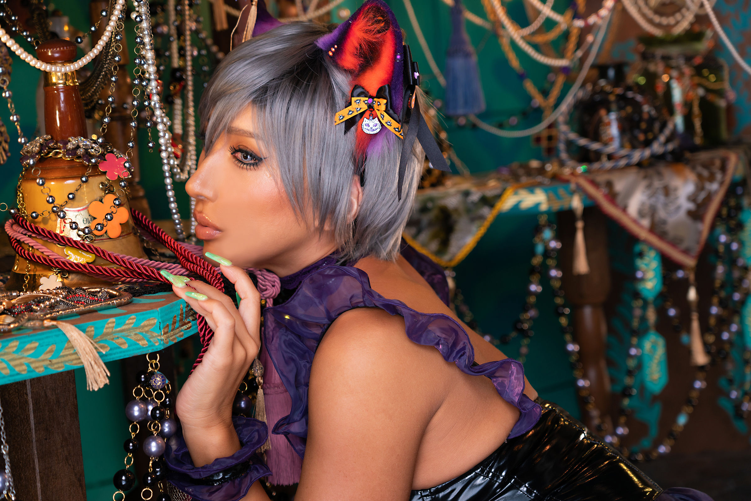 [福利COS] [Cosplay][nonsummerjack] non - ハロウィンキャットだにゃにゃにゃん