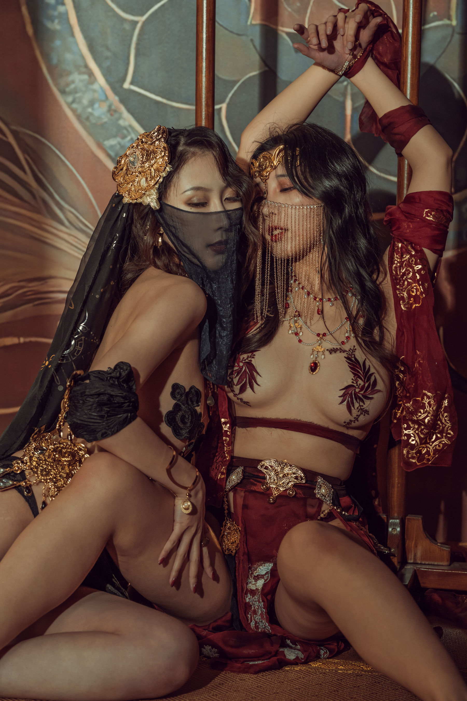 [福利COS] 云溪溪 - 奶桃桃 双人古风