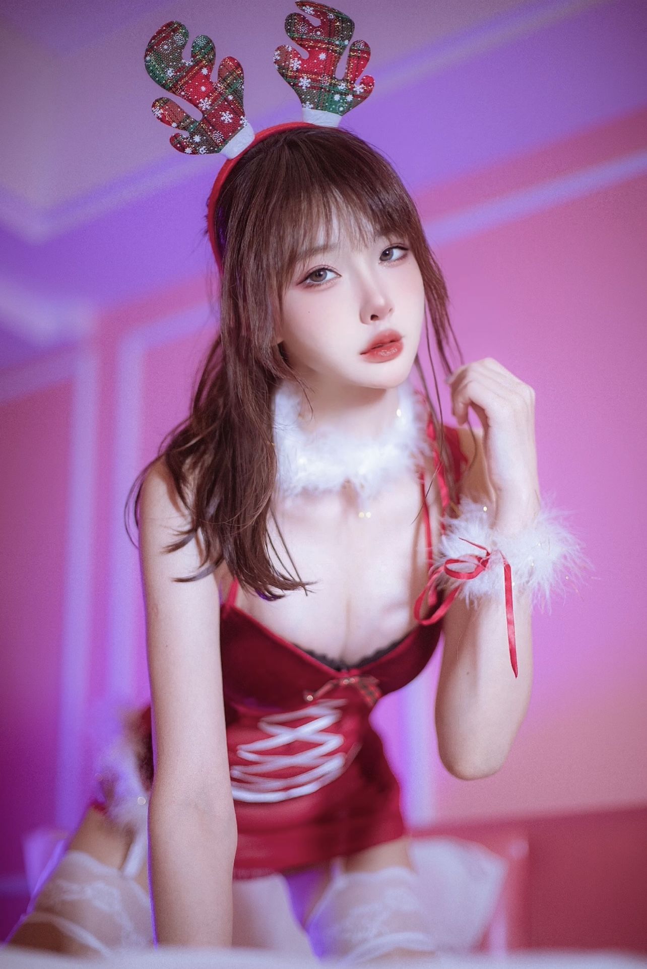 [福利COS] 余多多Dudu - 圣诞特辑写真
