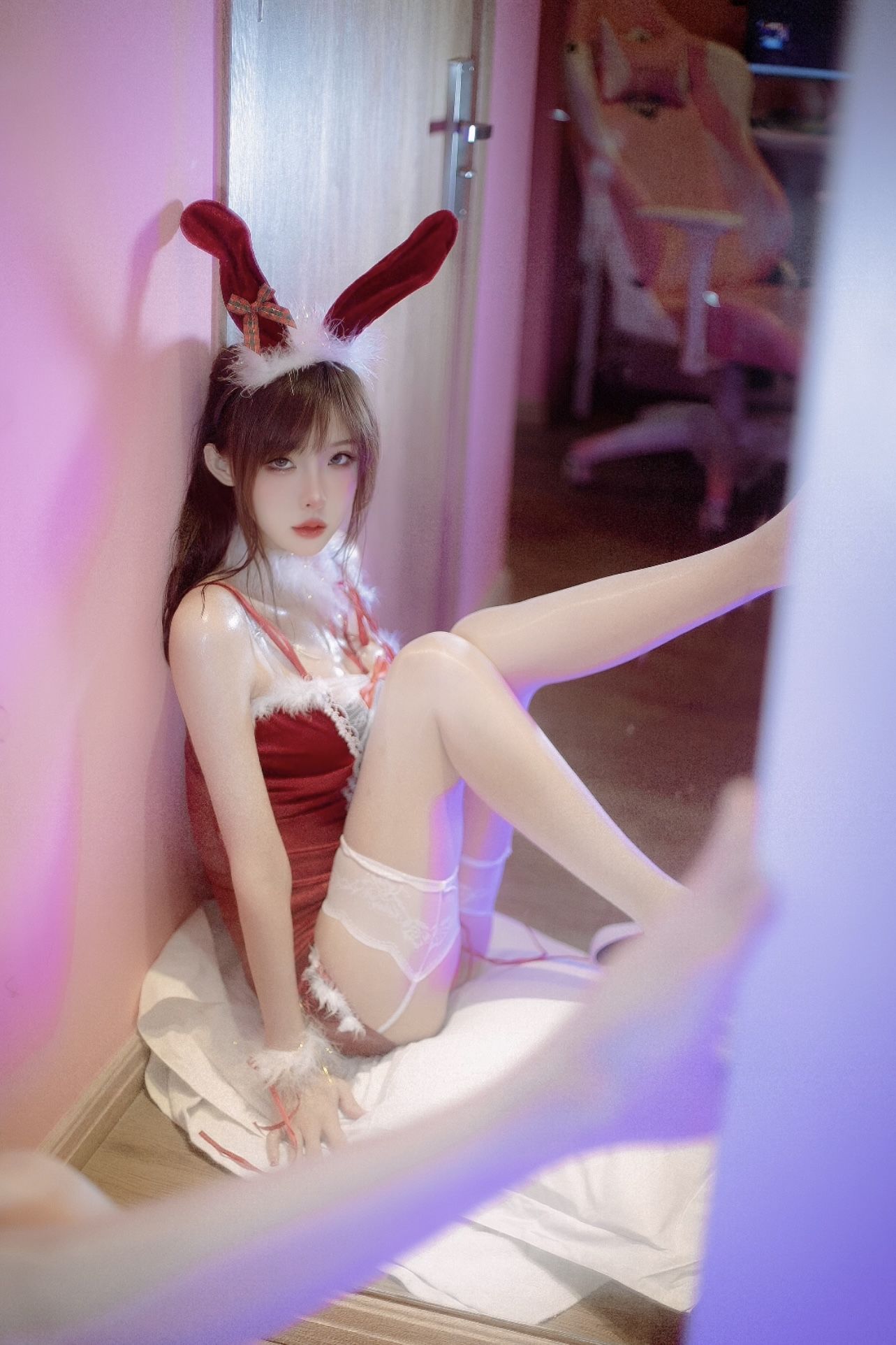 [福利COS] 余多多Dudu - 圣诞特辑写真