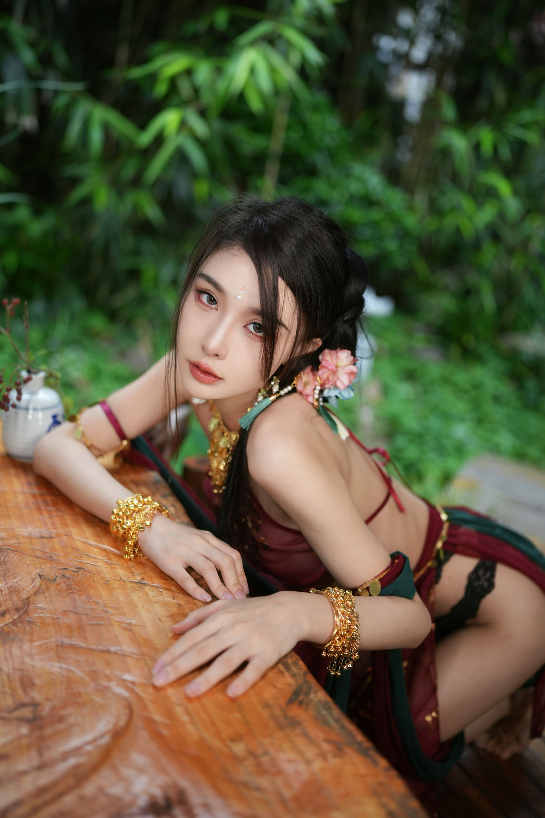 [福利COS] 余多多Dudu - 妲己的古风诱惑力