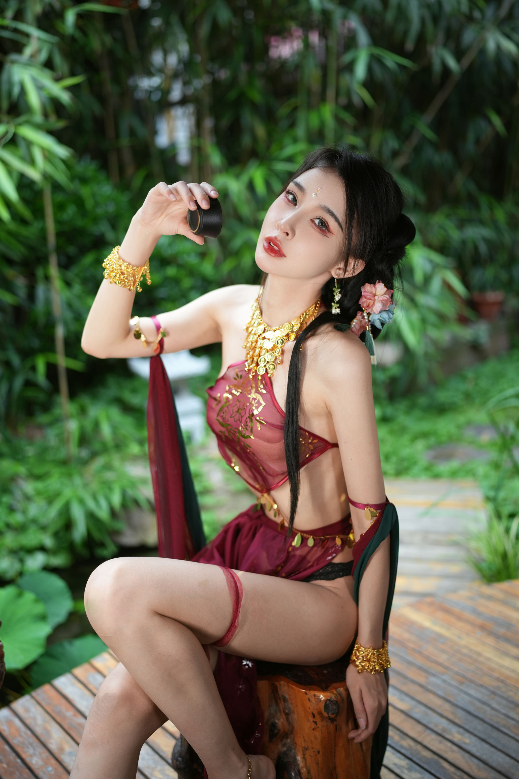 [福利COS] 余多多Dudu - 妲己的古风诱惑力