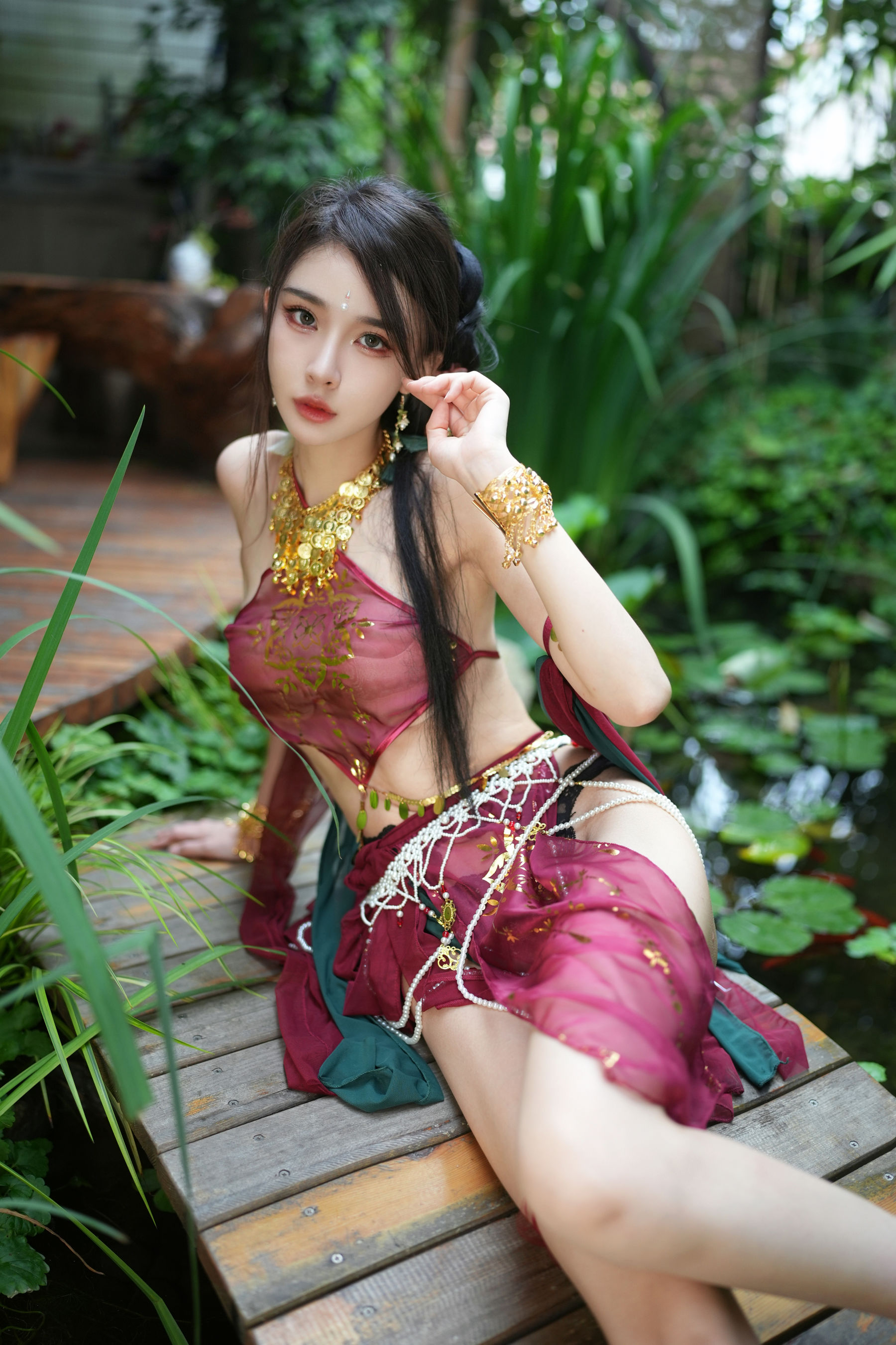 [福利COS] 余多多Dudu - 妲己的古风诱惑力