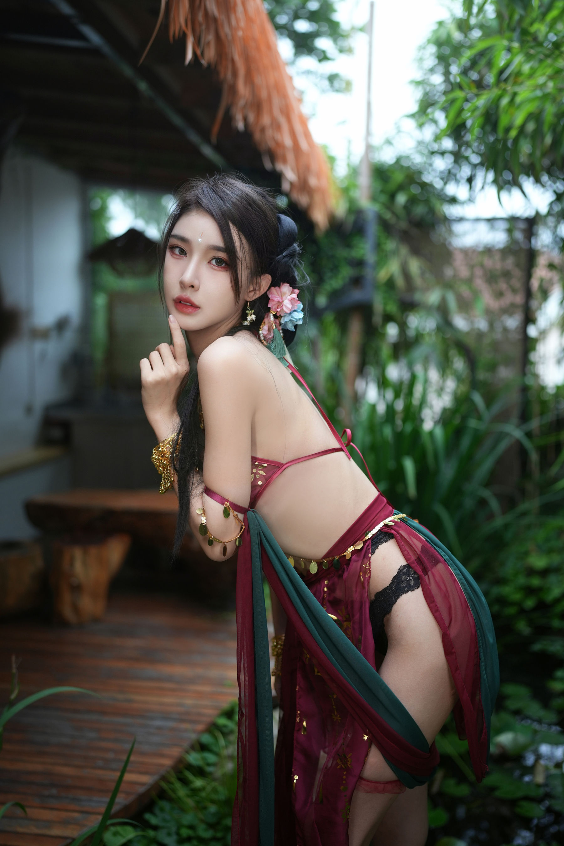 [福利COS] 余多多Dudu - 妲己的古风诱惑力