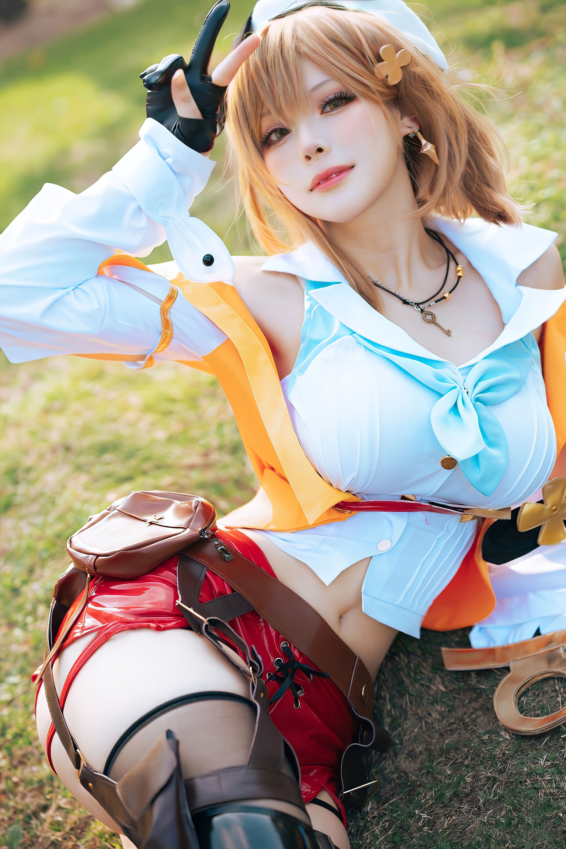 [福利COS] 动漫博主w百合欧皇子w - 碧蓝航线莱莎