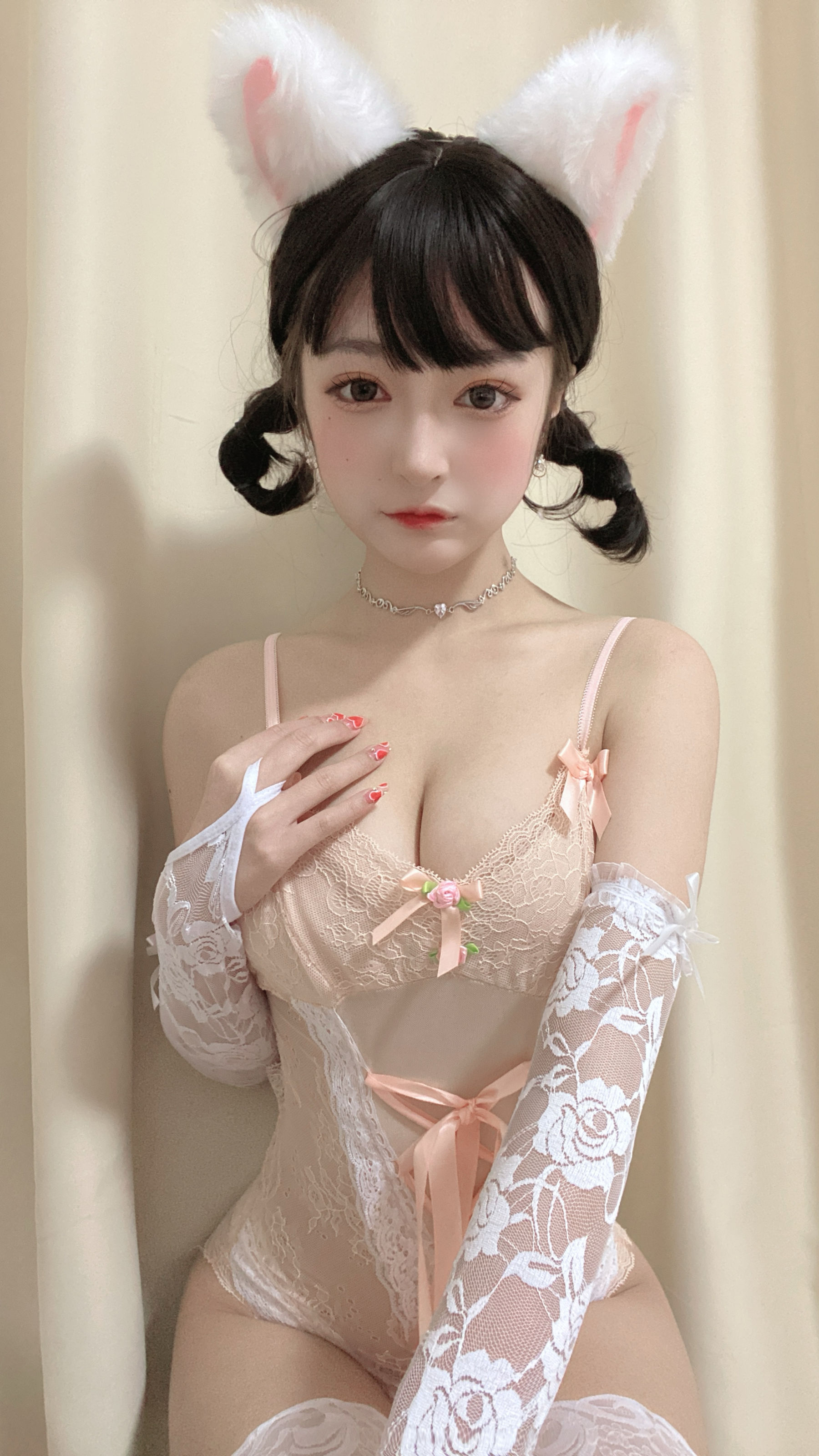 [福利COS] 动漫博主佳佳好难啊 - 法式猫耳娘