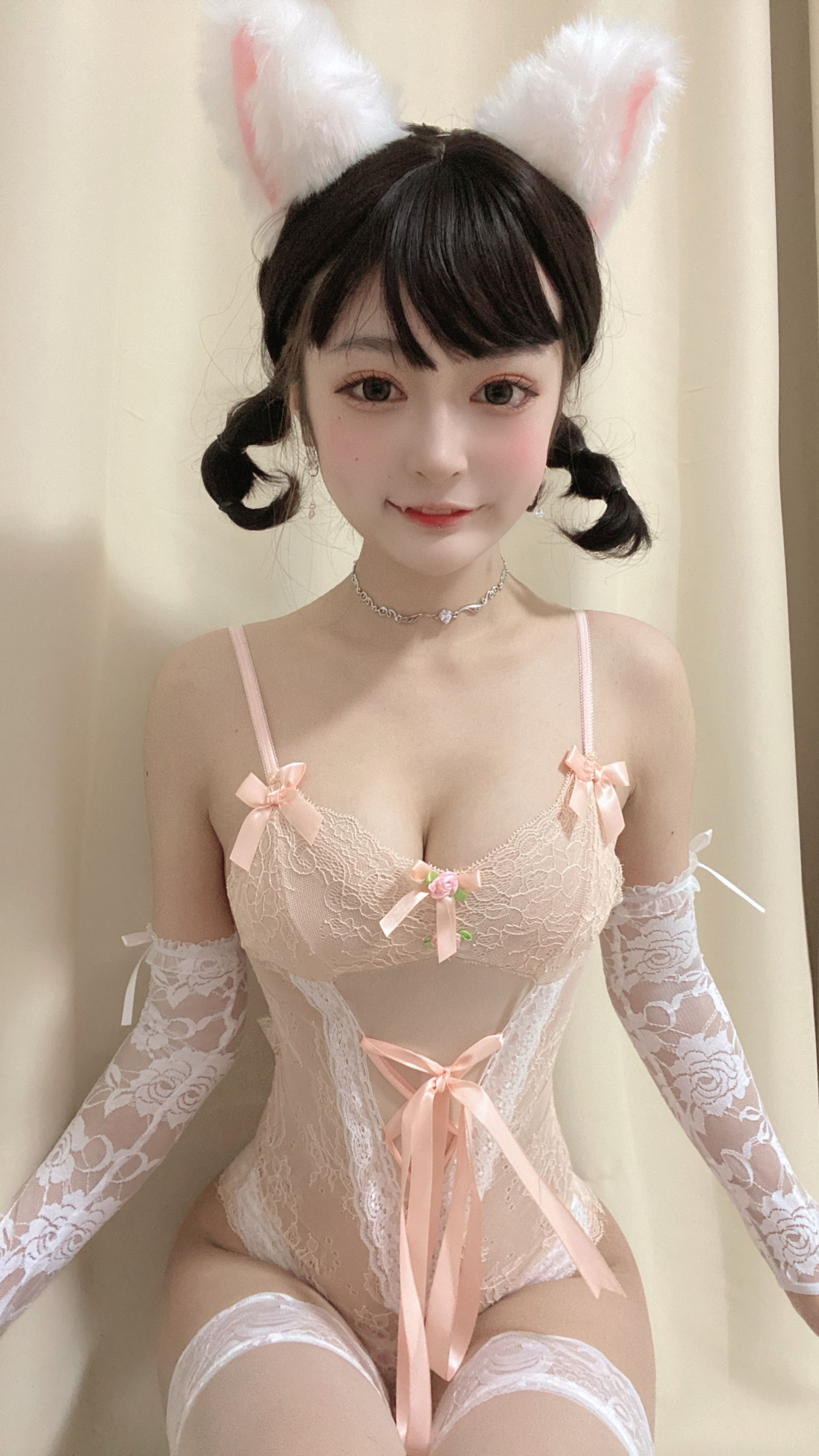 [福利COS] 动漫博主佳佳好难啊 - 法式猫耳娘