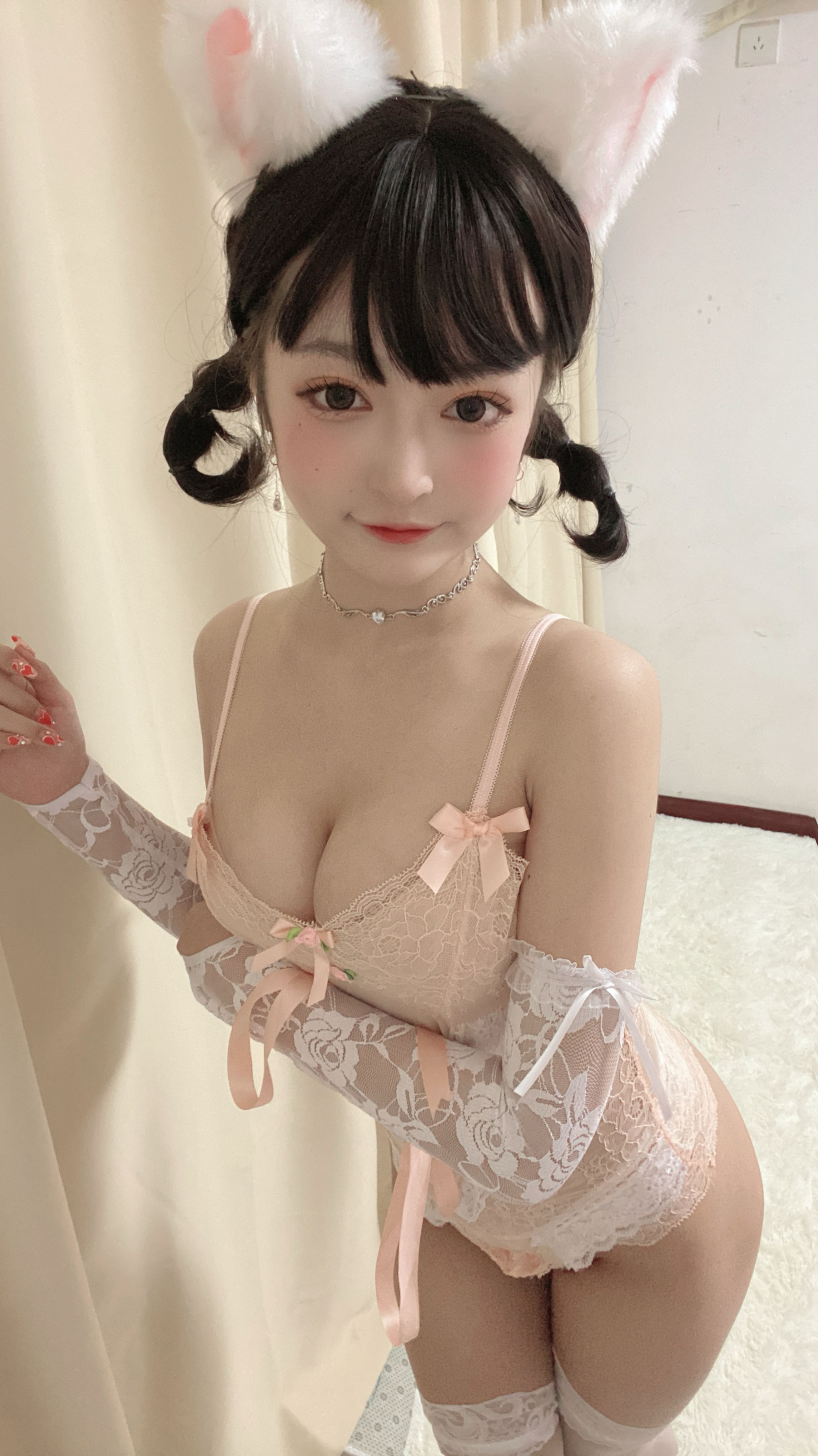 [福利COS] 动漫博主佳佳好难啊 - 法式猫耳娘