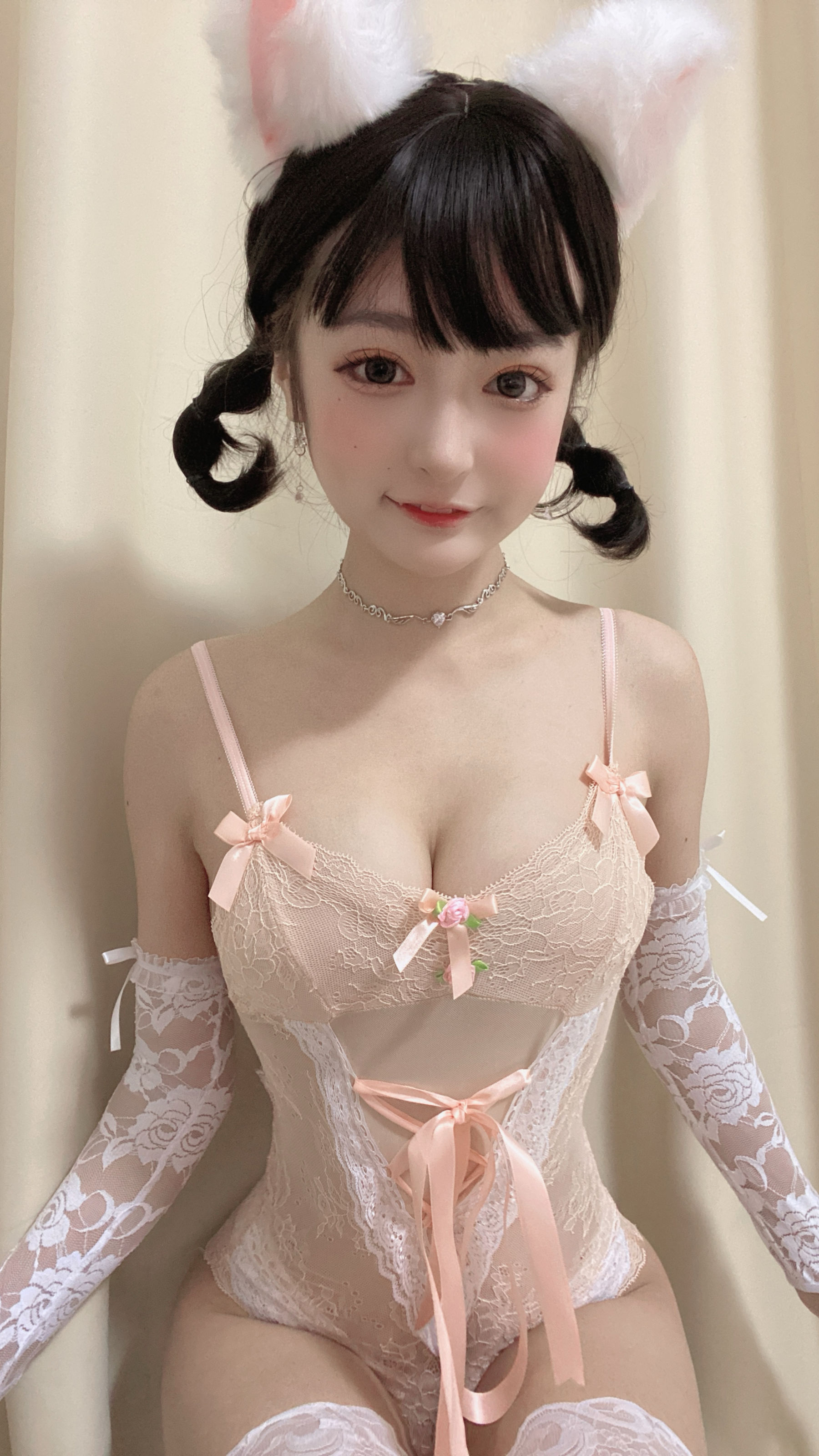 [福利COS] 动漫博主佳佳好难啊 - 法式猫耳娘