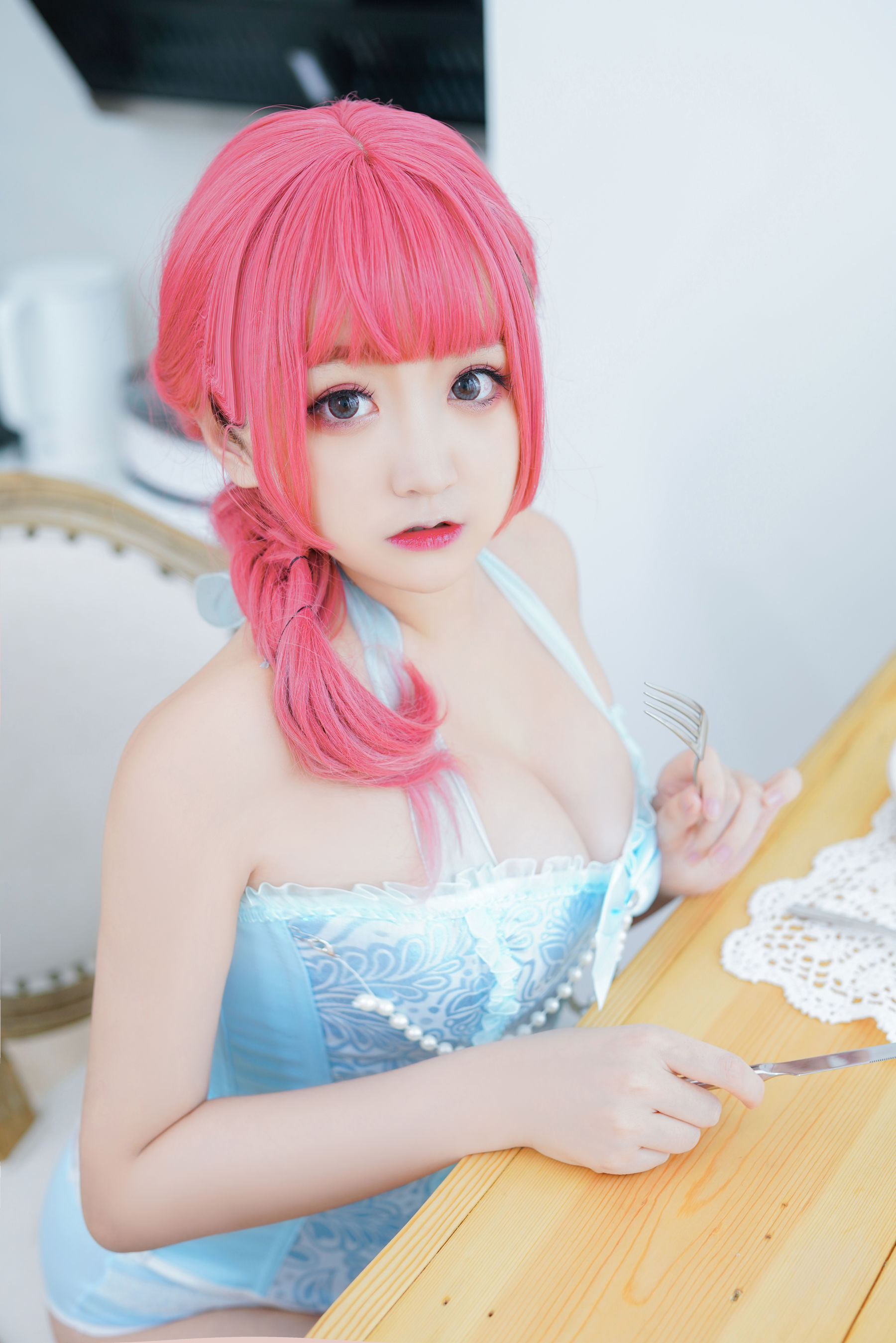 [福利COS] 动漫博主恩田直幸 - 蓝色束缚