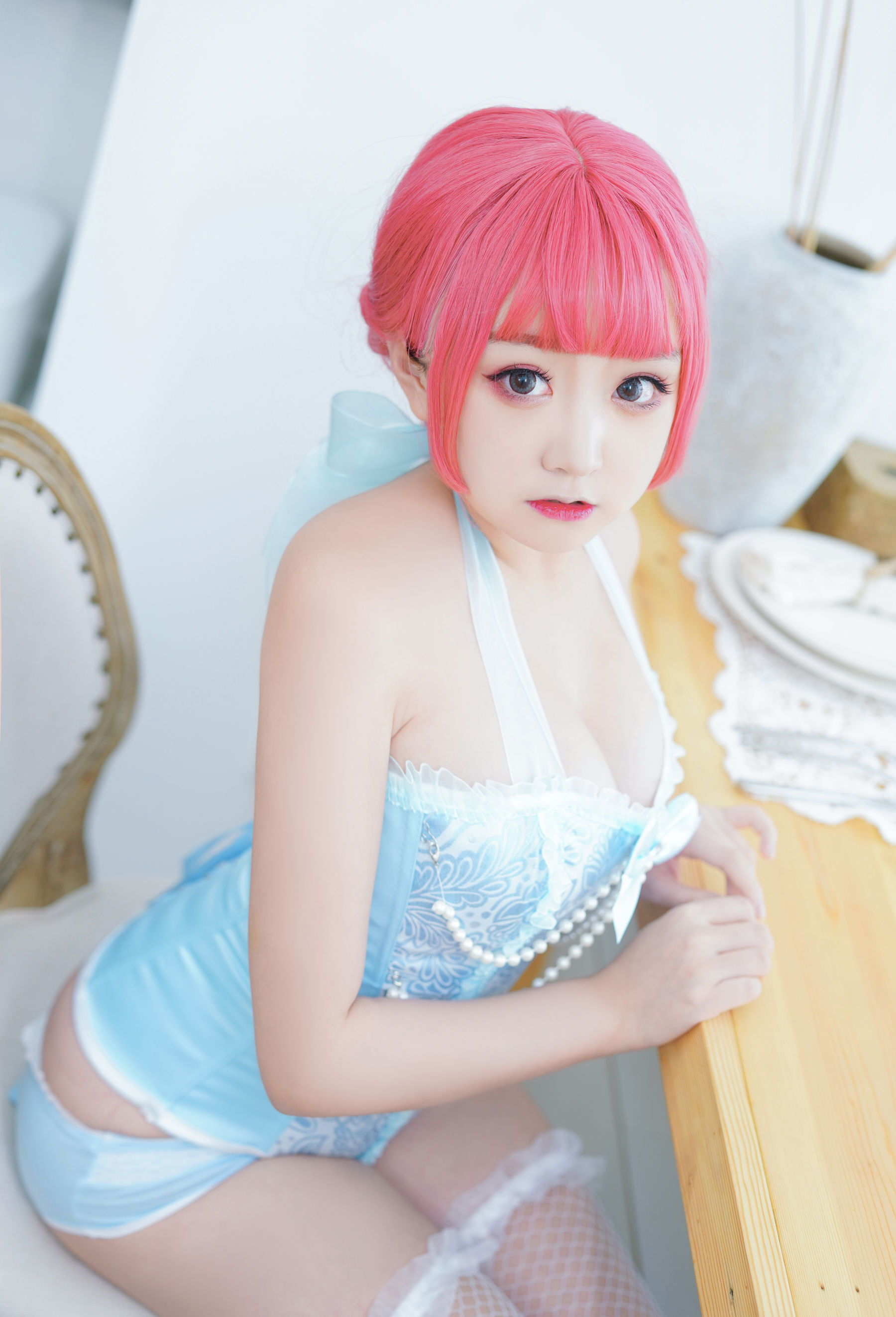 [福利COS] 动漫博主恩田直幸 - 蓝色束缚