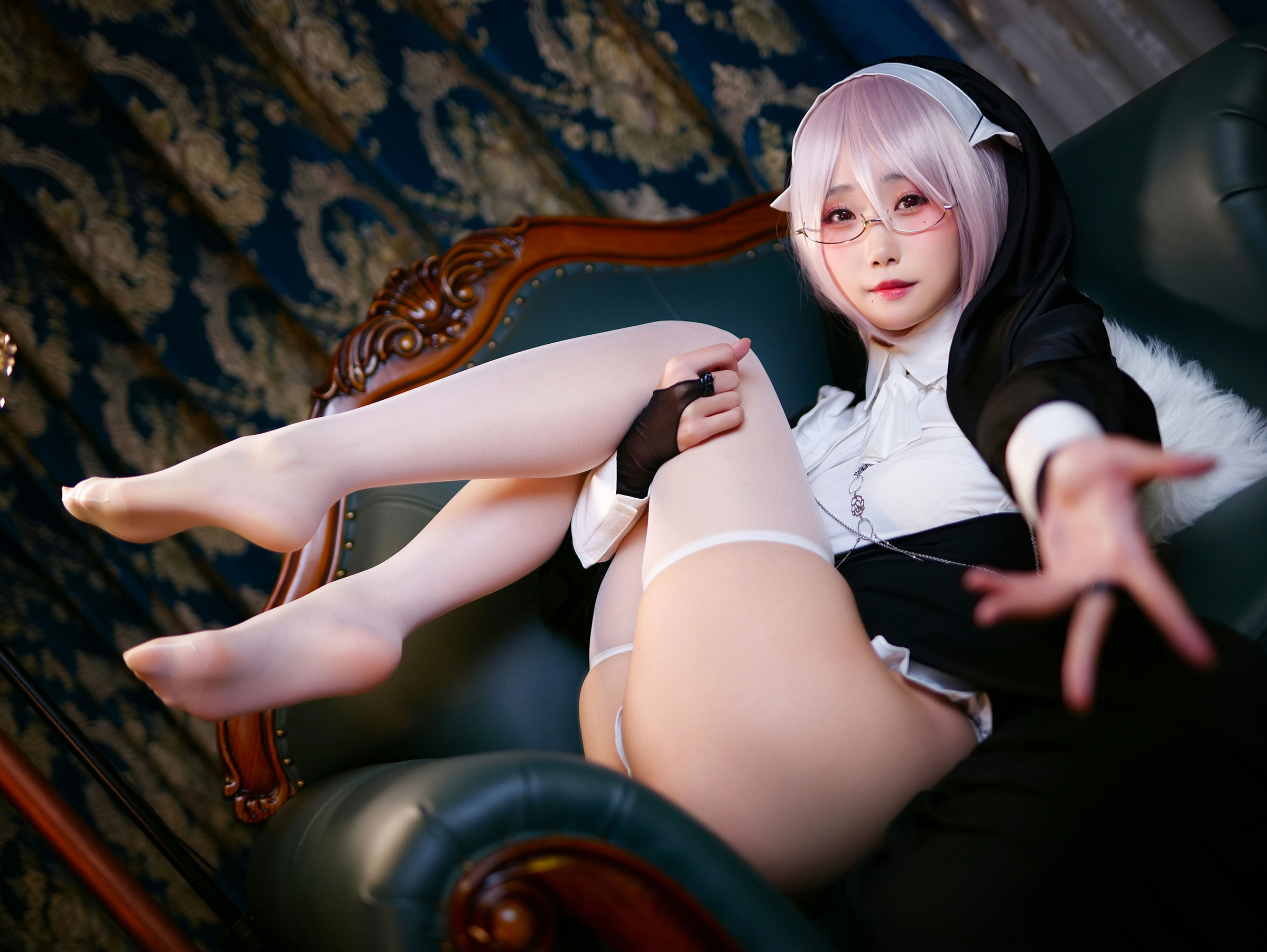 [福利COS] 动漫博主曉美媽 - 痴-修女
