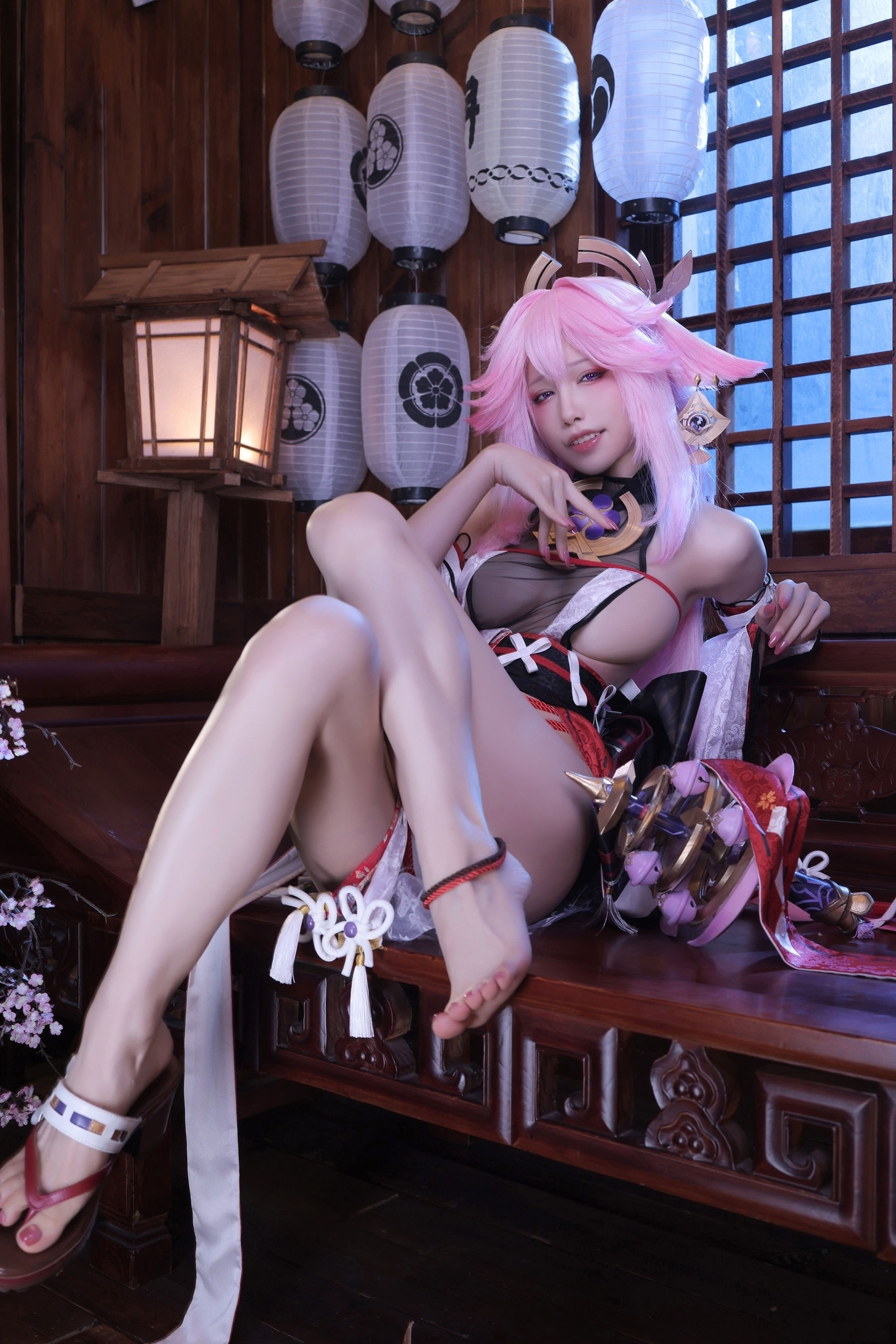 [福利COS] 动漫博主水淼aqua - 新原神八重神子