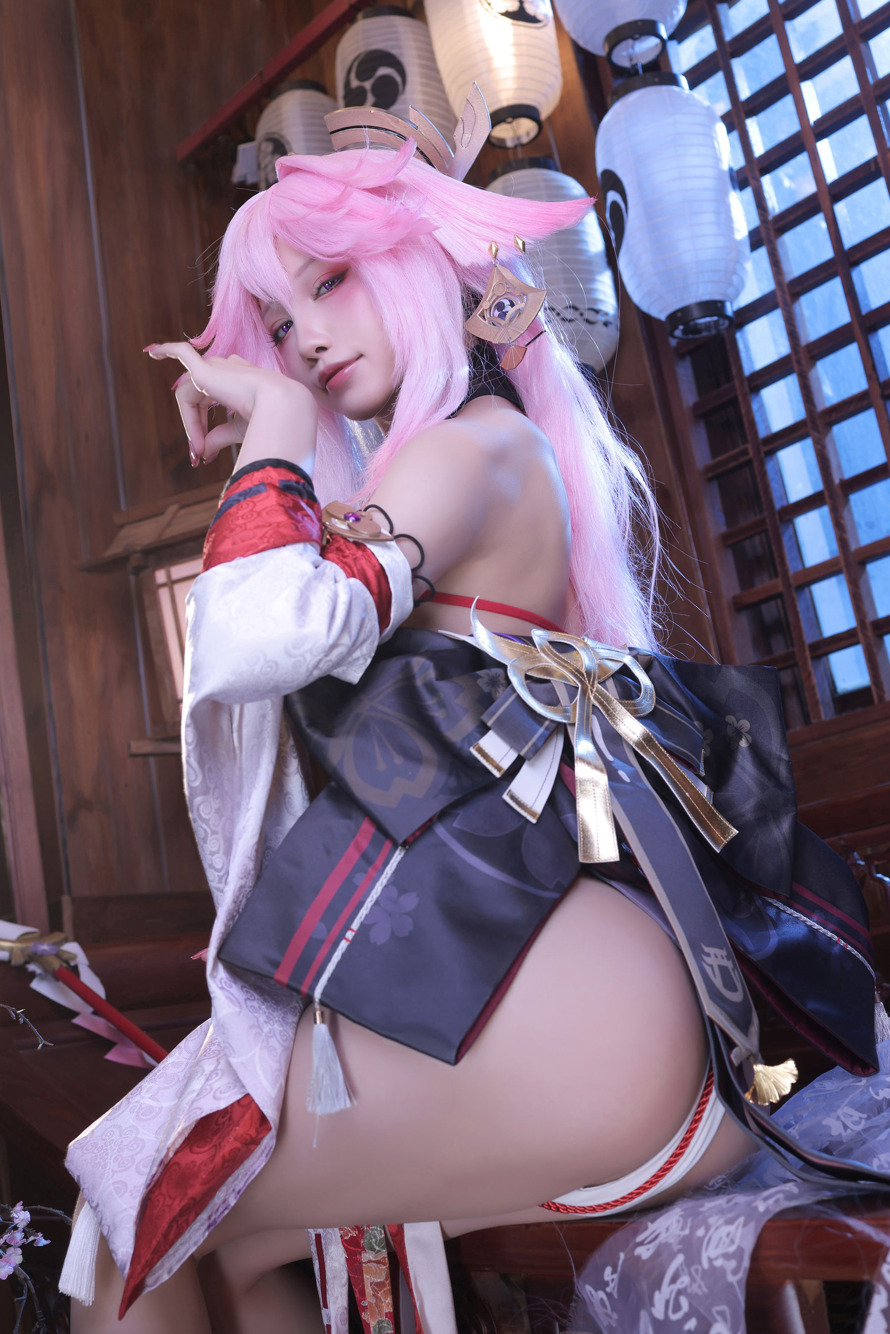 [福利COS] 动漫博主水淼aqua - 新原神八重神子