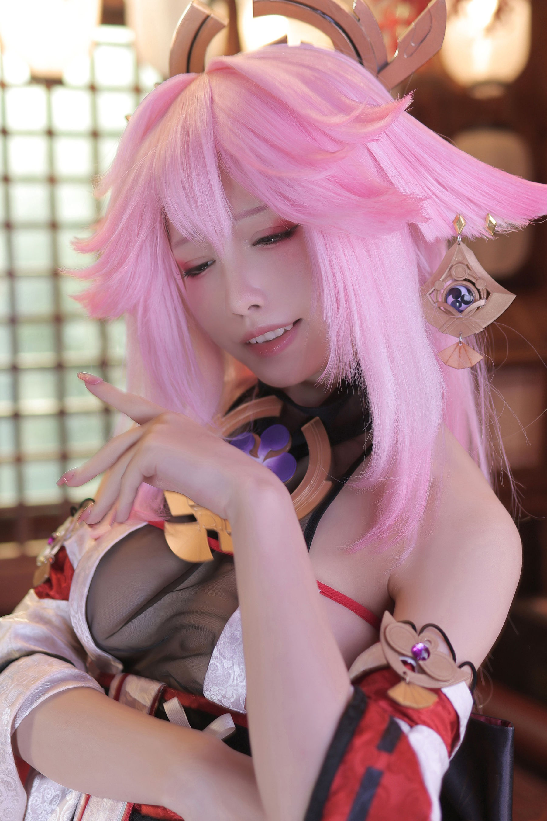 [福利COS] 动漫博主水淼aqua - 新原神八重神子