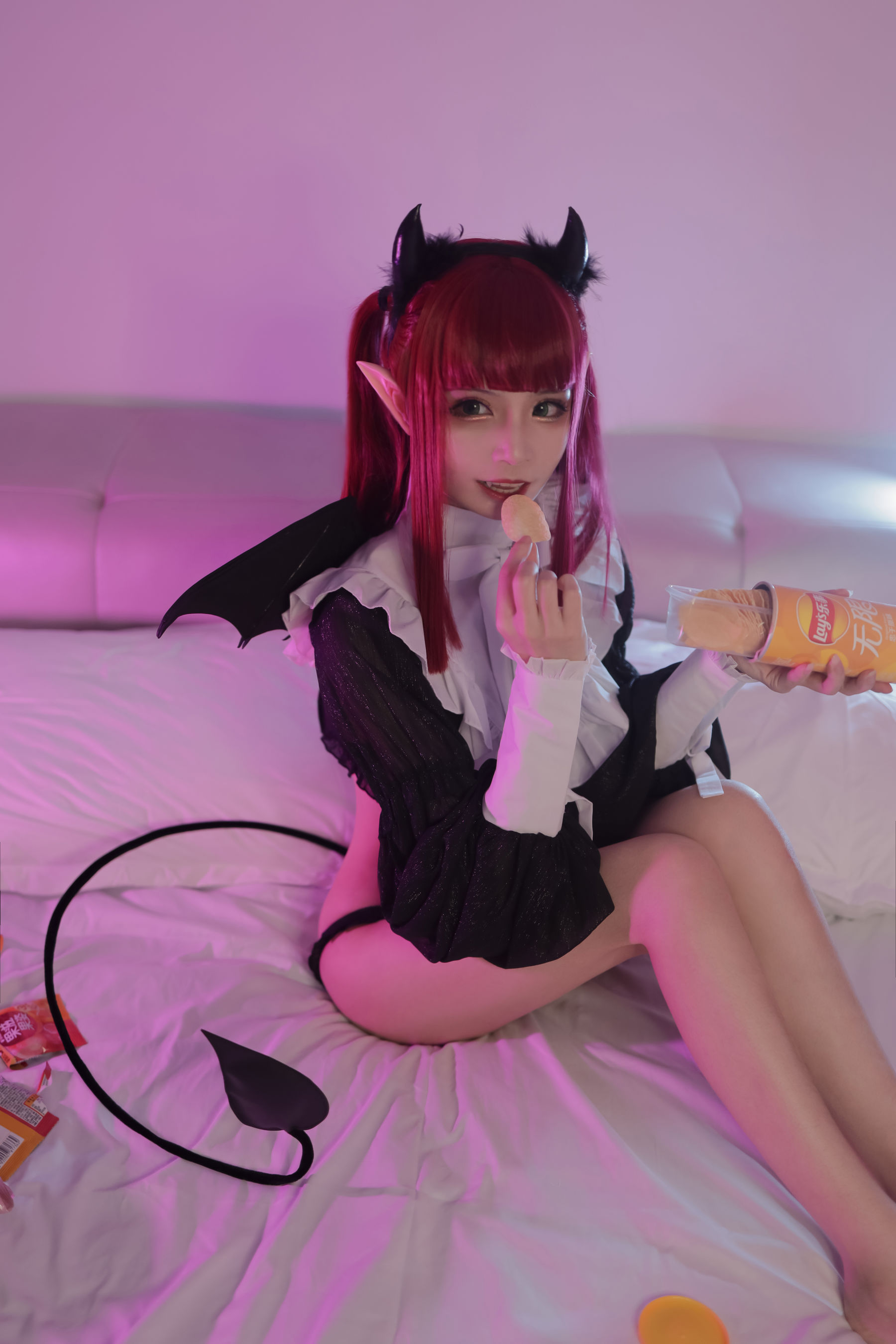 [福利COS] 动漫博主爱老师_PhD - 喜多川海梦 魅魔