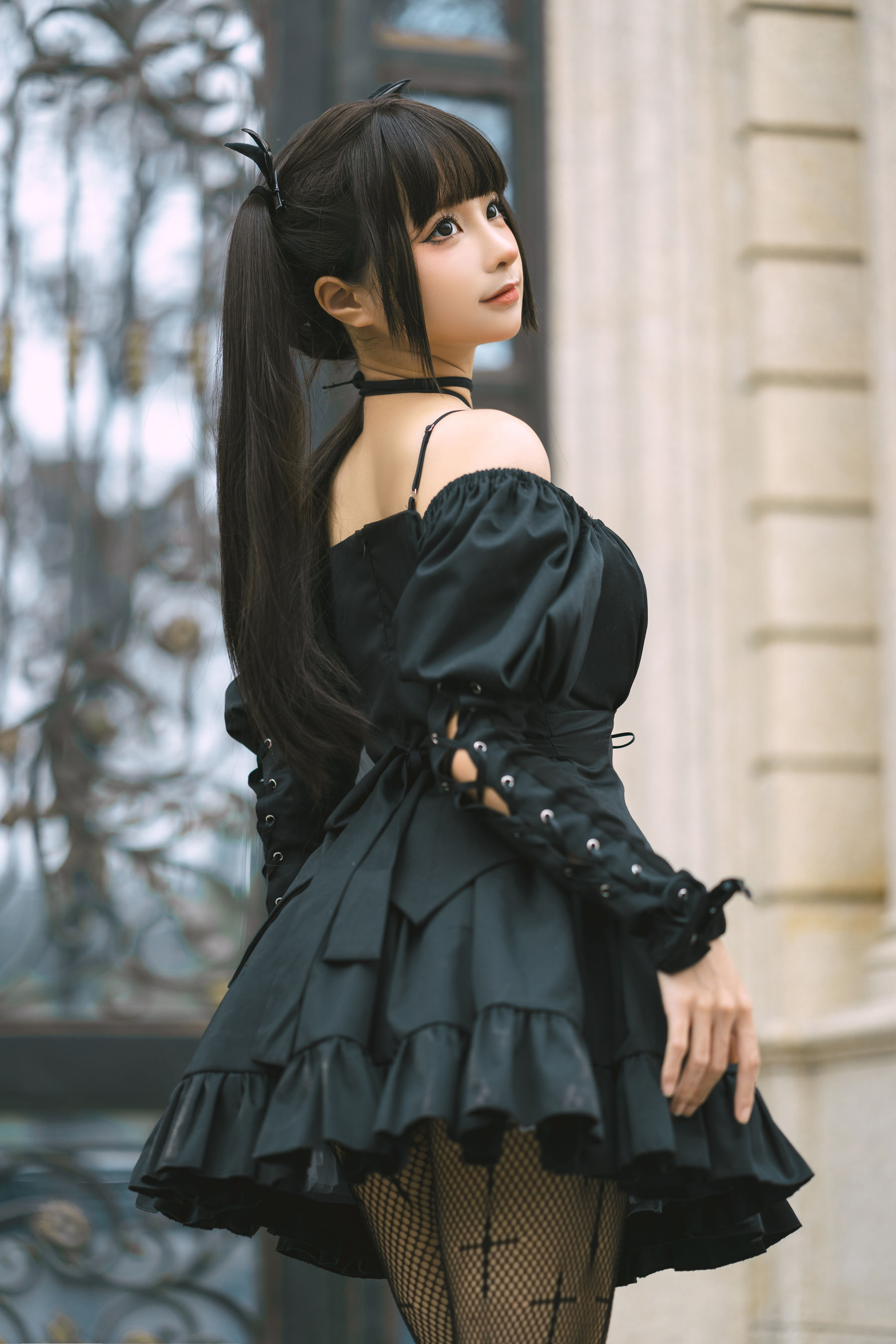 [福利COS] 动漫博主蠢沫沫 - 双马尾小恶魔