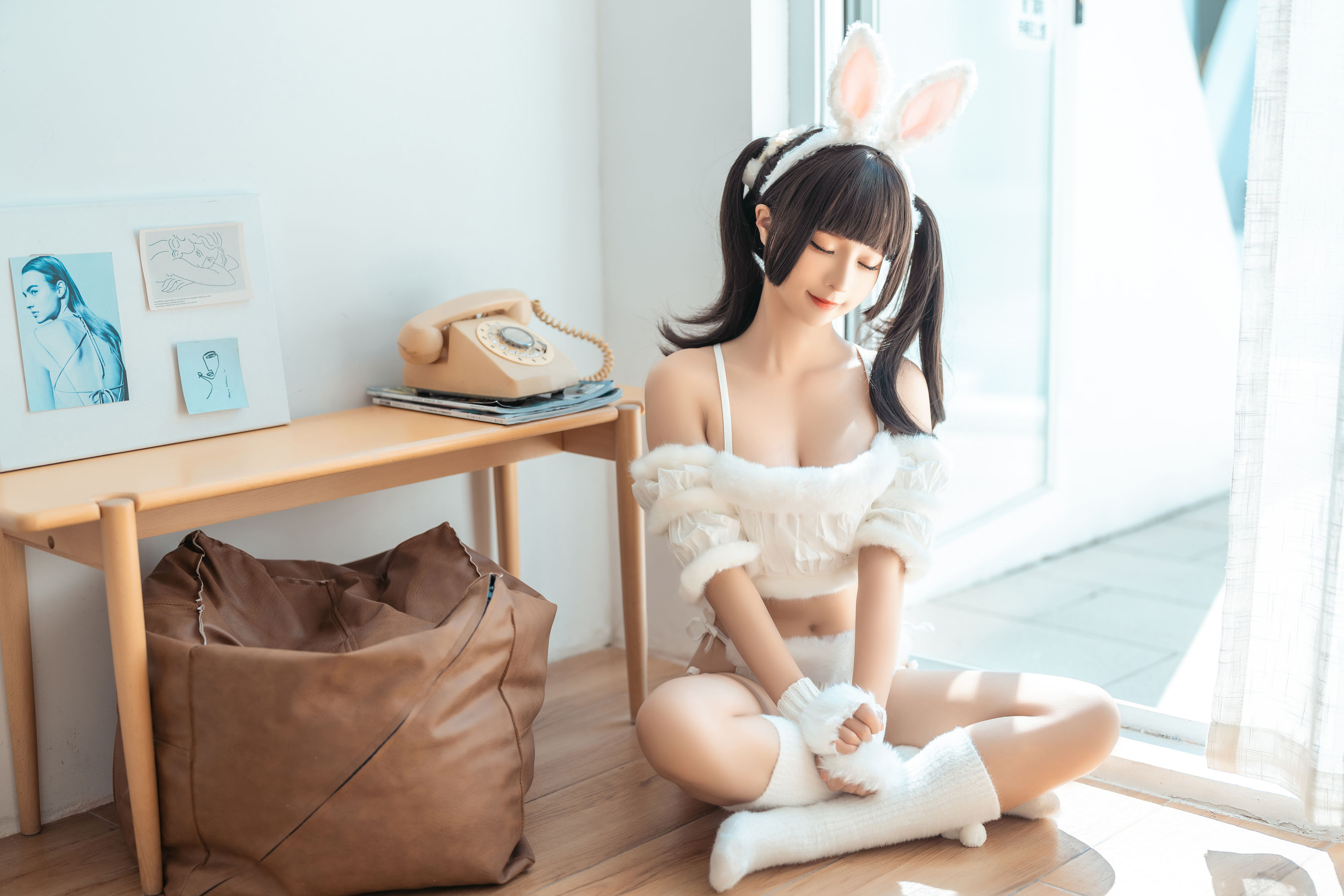 [福利COS] 动漫博主蠢沫沫 - 绵绵兔