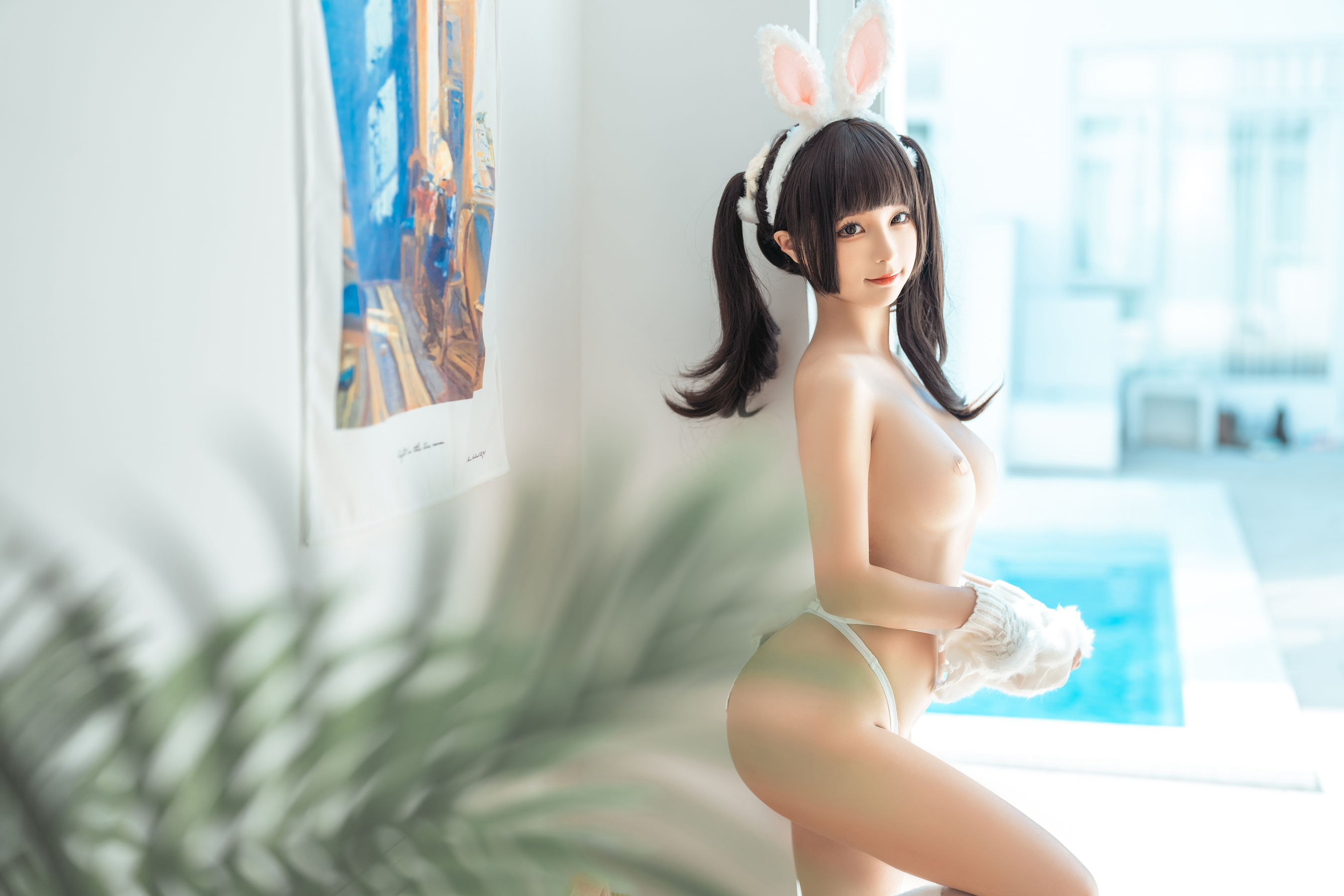 [福利COS] 动漫博主蠢沫沫 - 绵绵兔