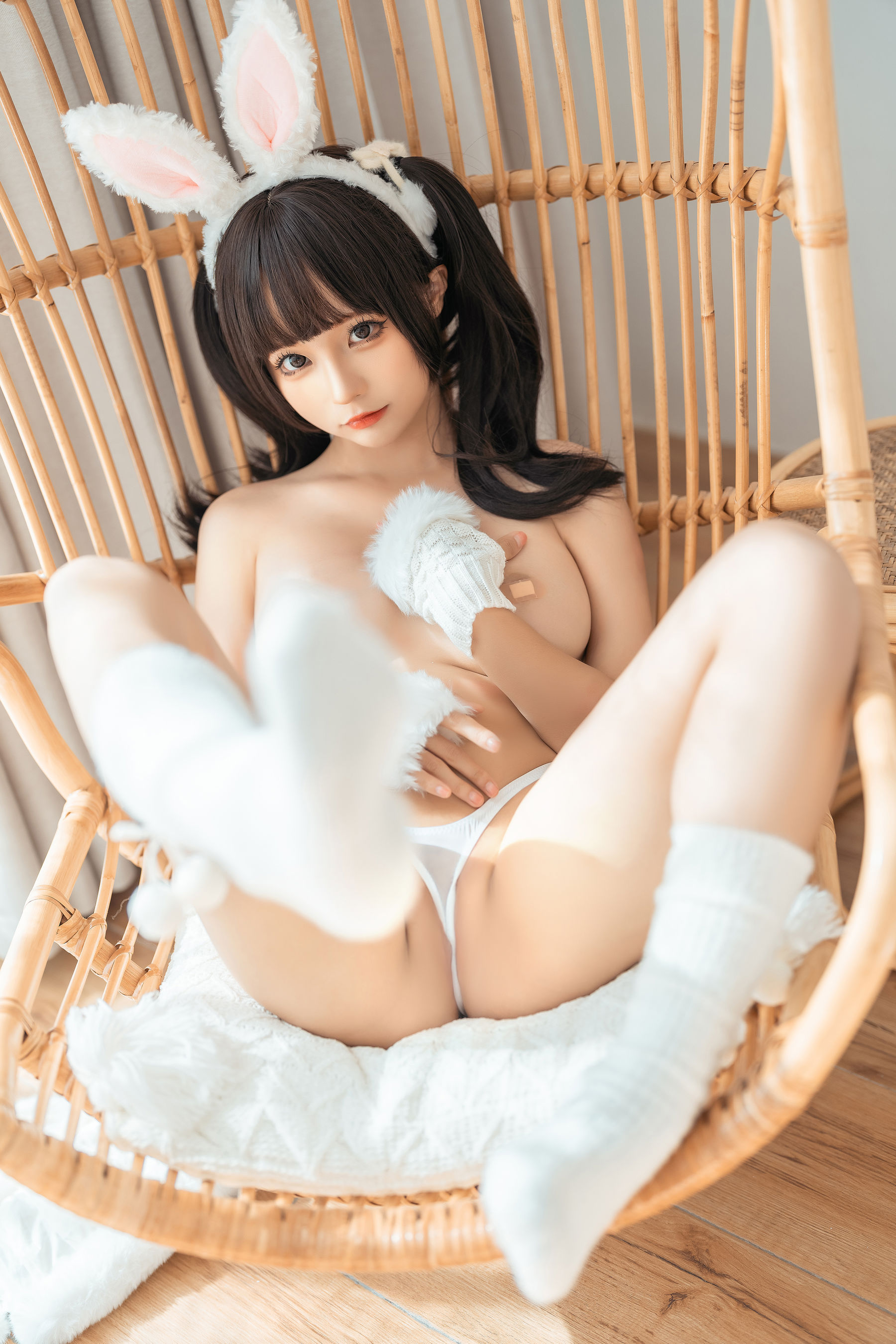 [福利COS] 动漫博主蠢沫沫 - 绵绵兔