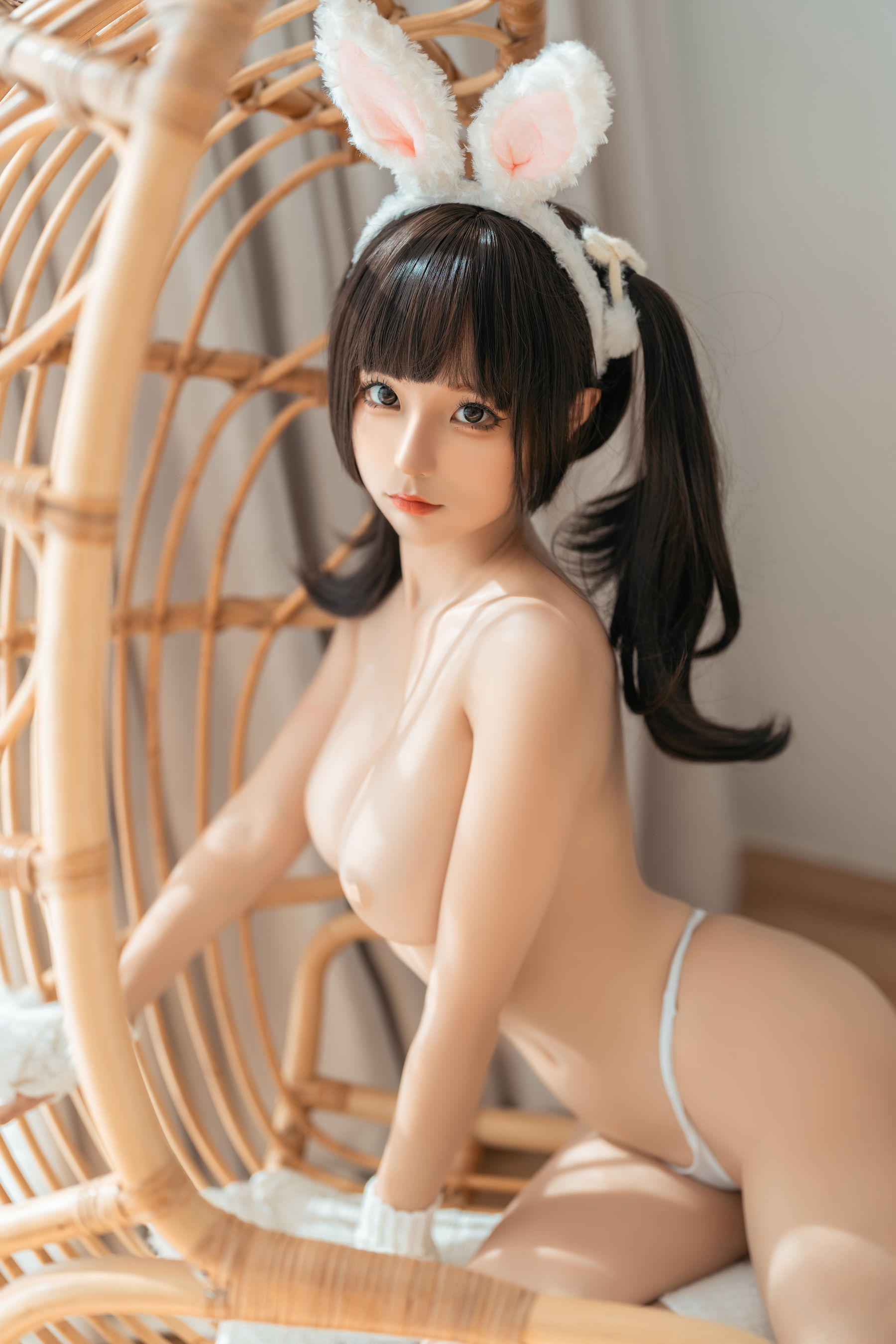 [福利COS] 动漫博主蠢沫沫 - 绵绵兔
