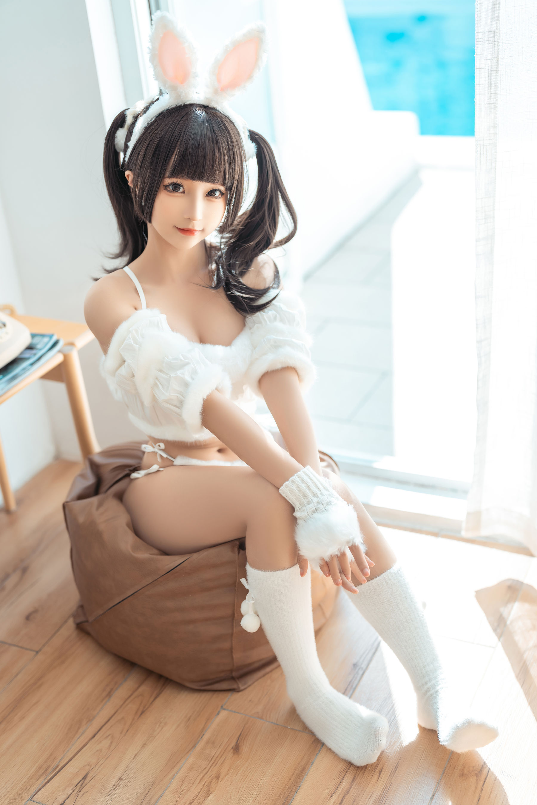 [福利COS] 动漫博主蠢沫沫 - 绵绵兔