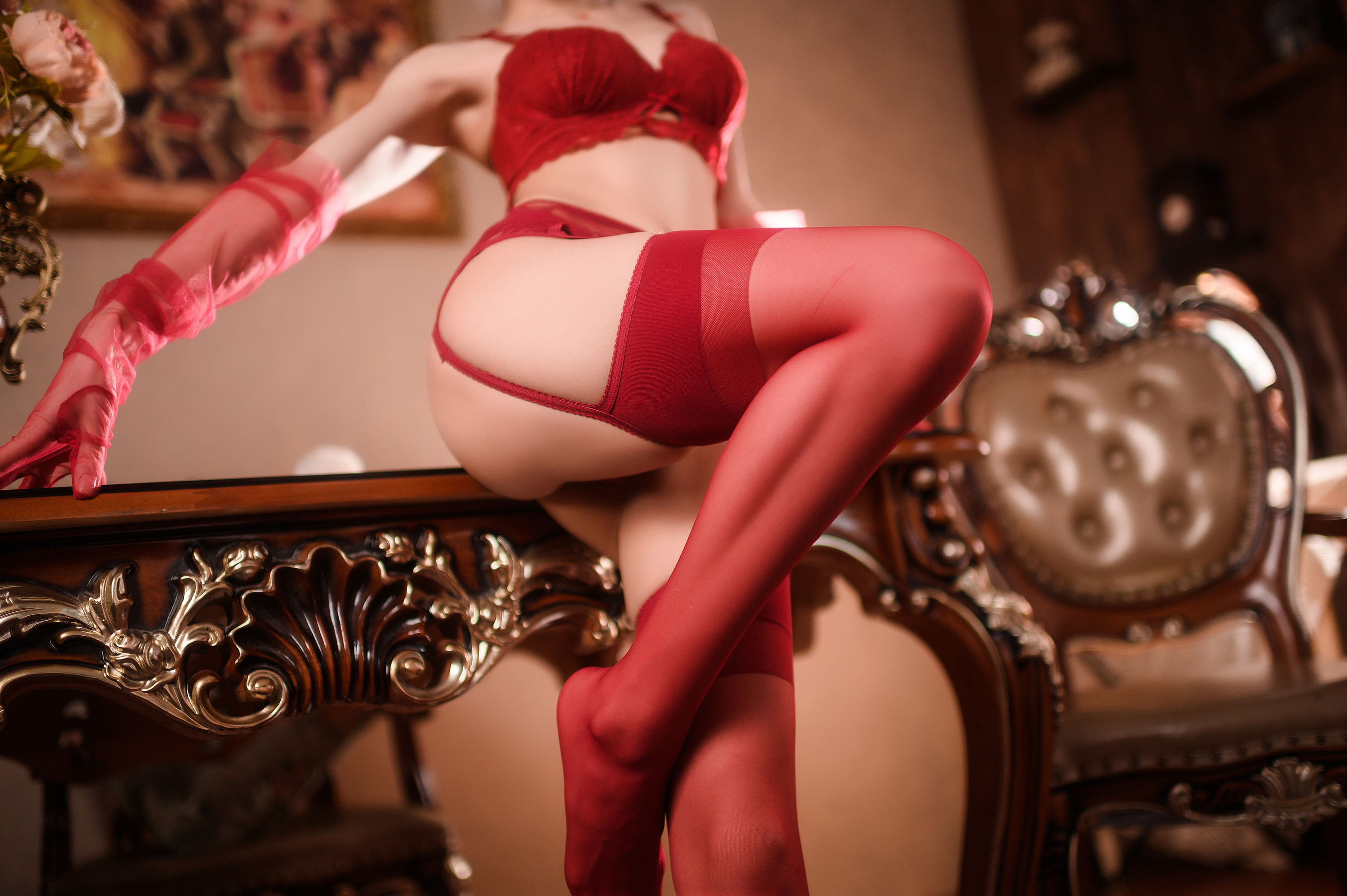 [福利COS] 动漫博主阿包也是兔娘 - my rose