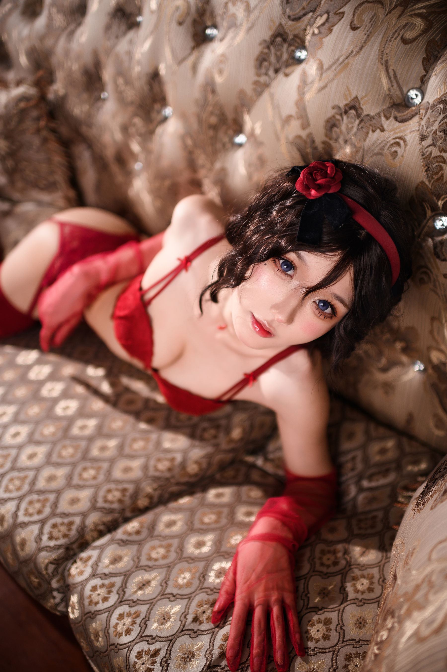 [福利COS] 动漫博主阿包也是兔娘 - my rose