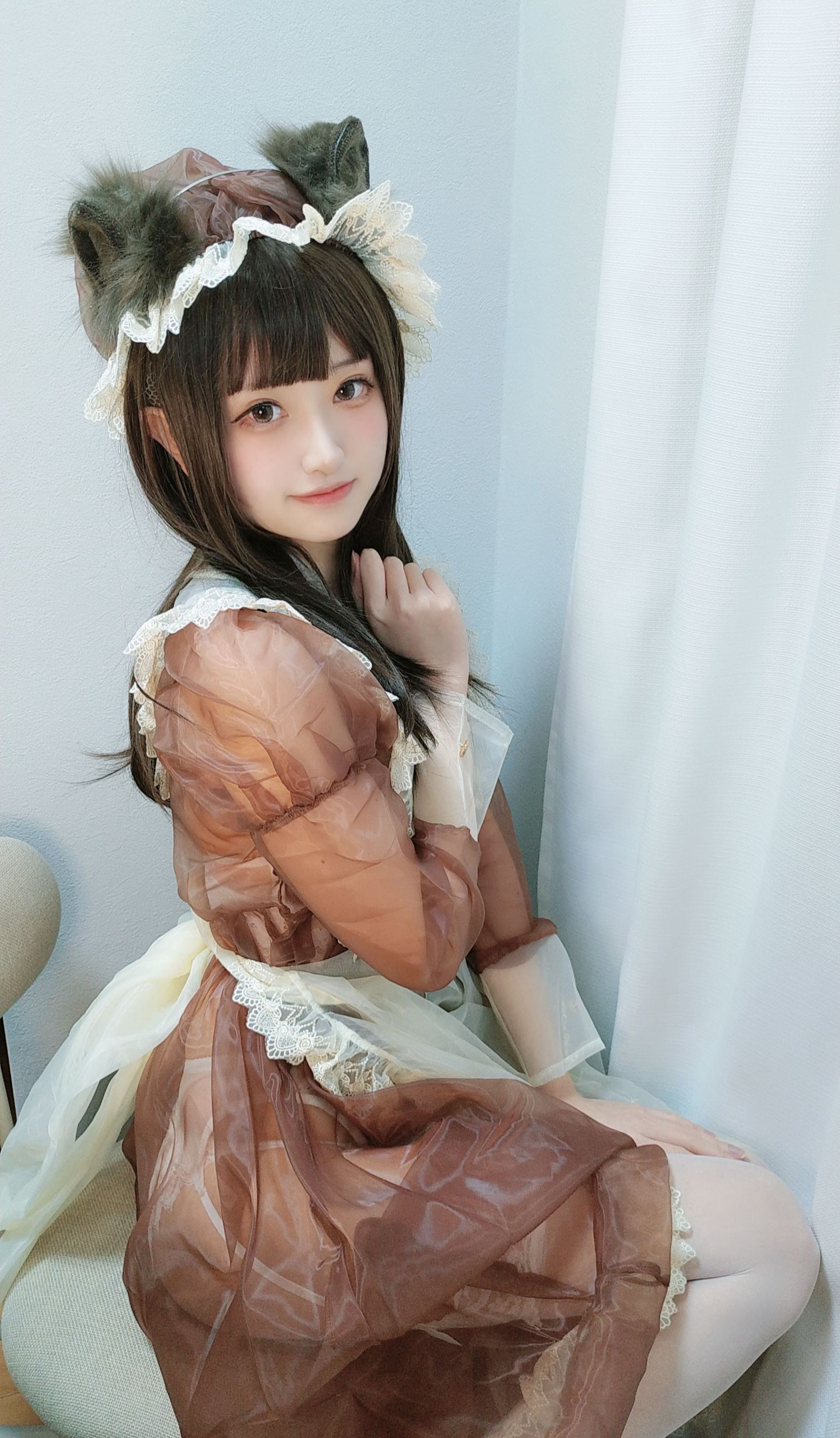 [福利COS] 千阳(ちよ) - 长裙仆