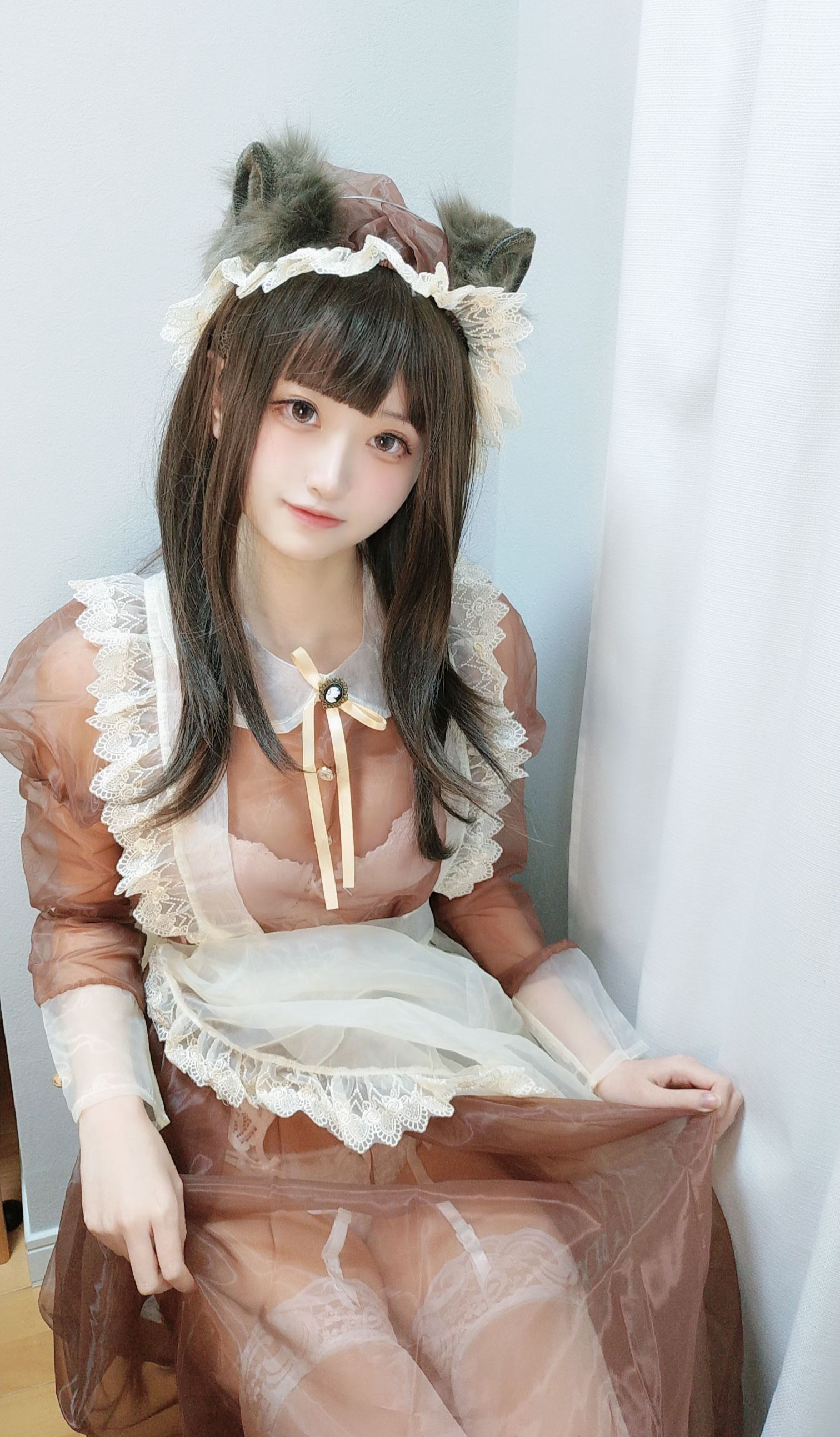[福利COS] 千阳(ちよ) - 长裙仆