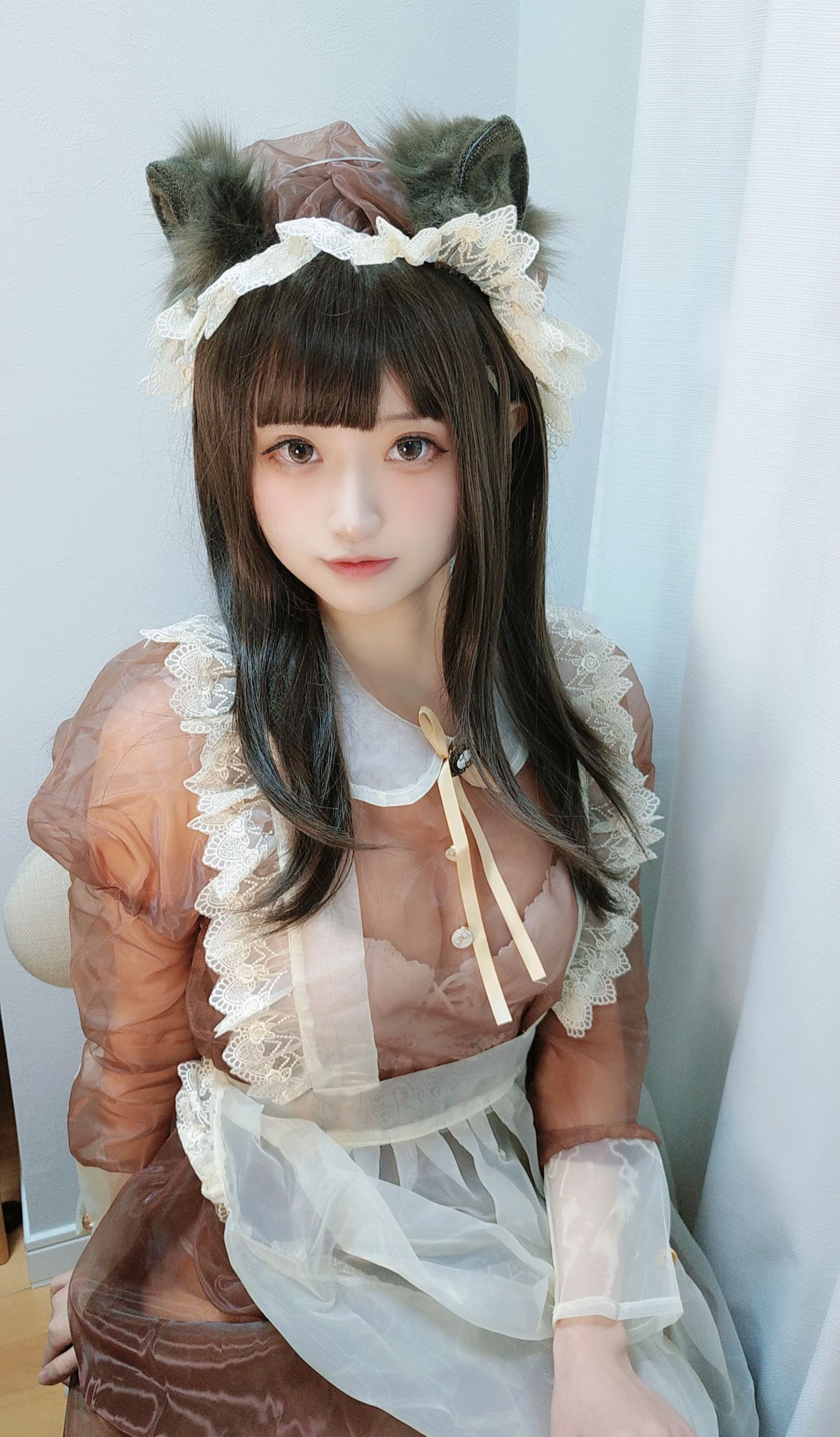 [福利COS] 千阳(ちよ) - 长裙仆
