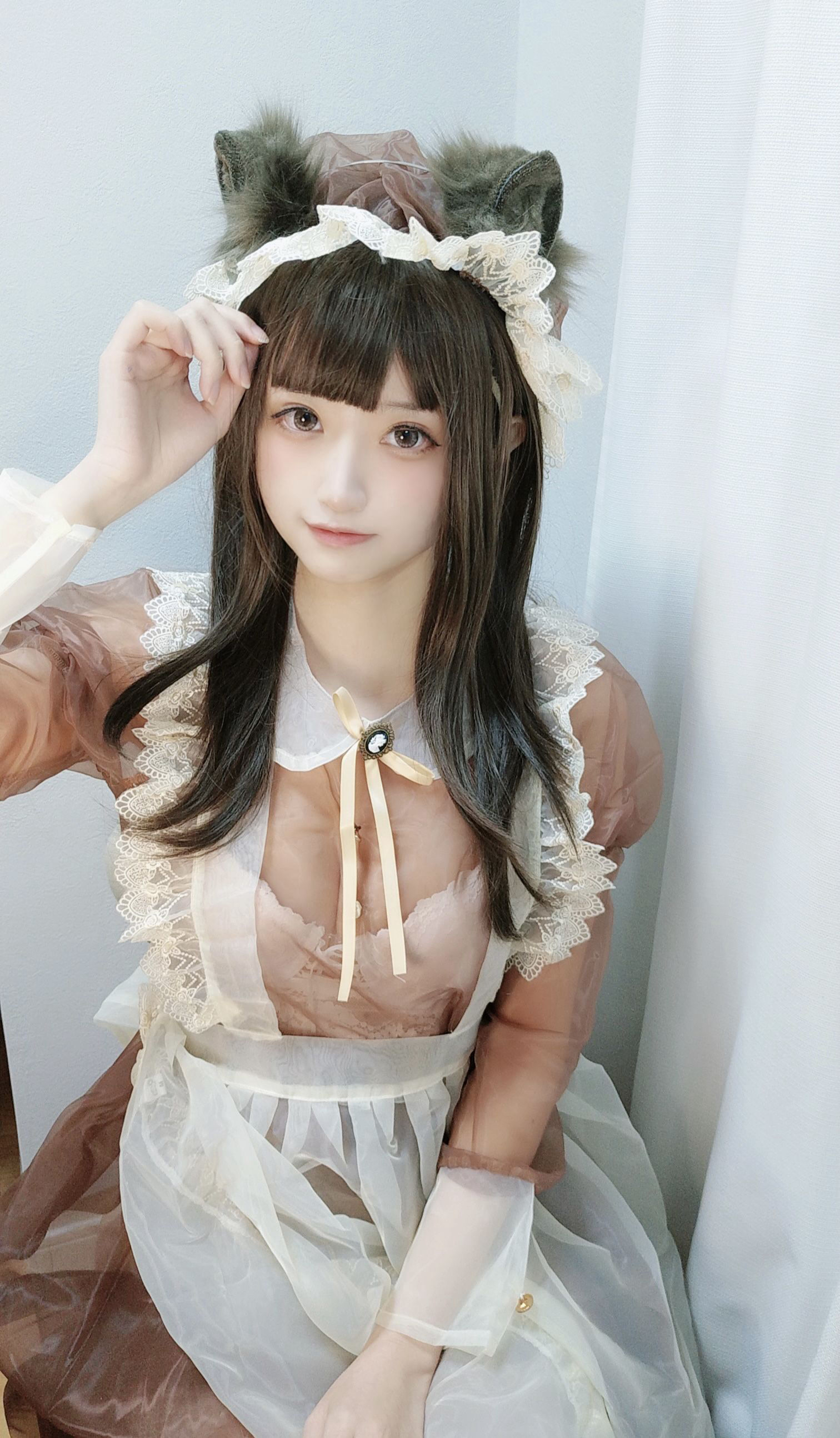 [福利COS] 千阳(ちよ) - 长裙仆