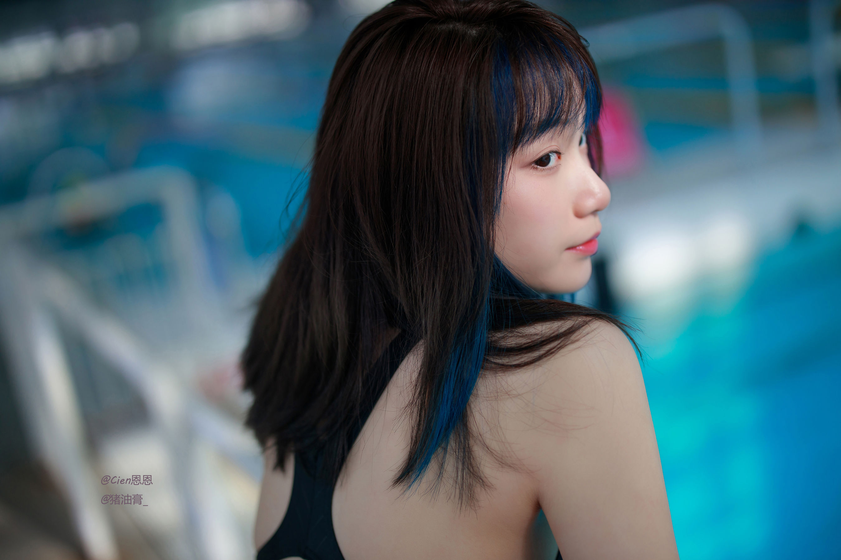 [福利COS] 微博COS妹子Cien恩恩 - 竞泳