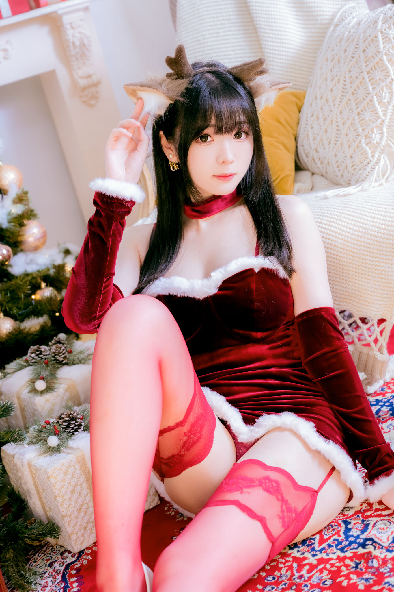 [福利COS] 微博妹纸霜月shimo[fantia] 2022-12-25 メリー・クリスマス！！
